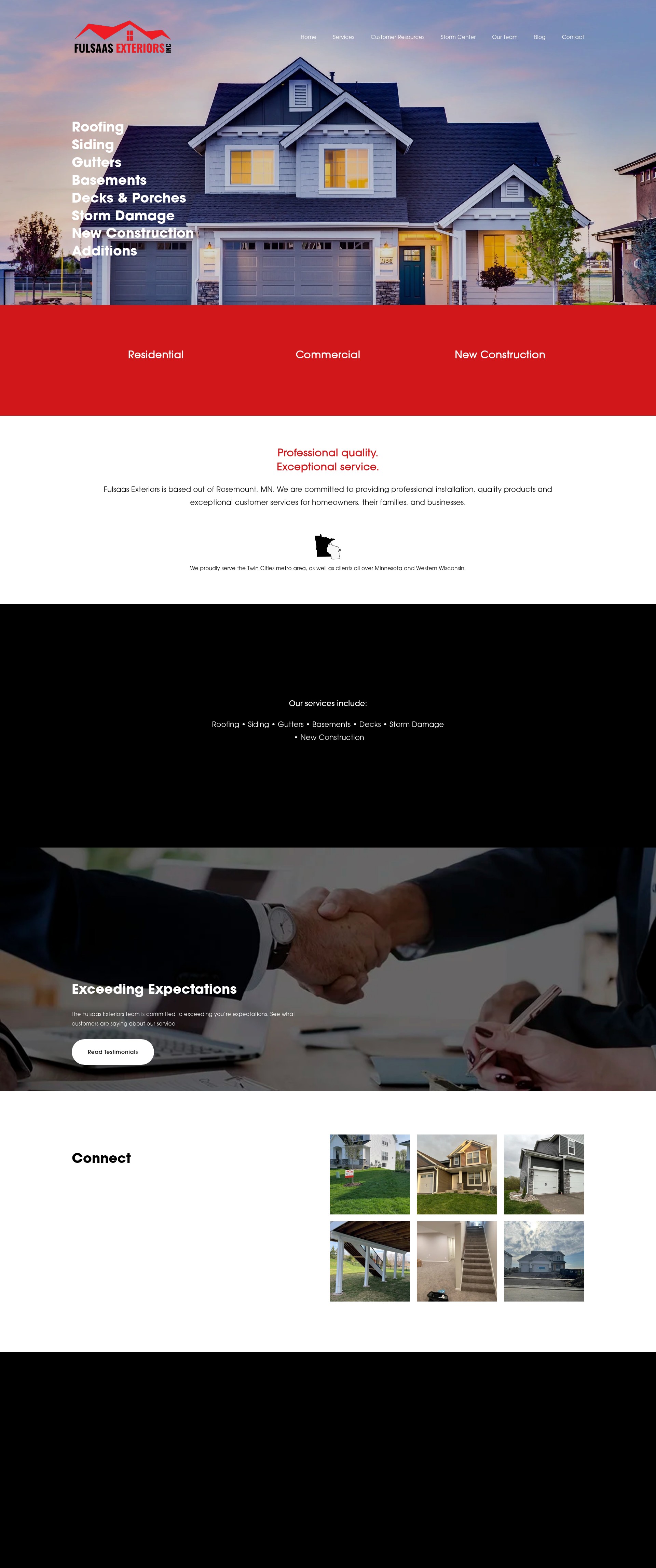 Screenshot of fulsaas-exteriors.com