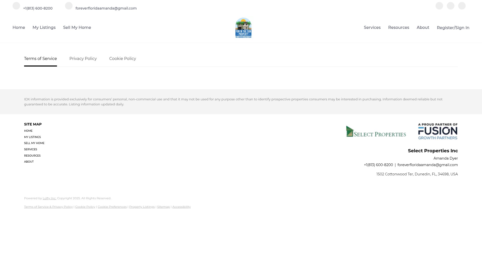 Screenshot of funinthesunproperty.com