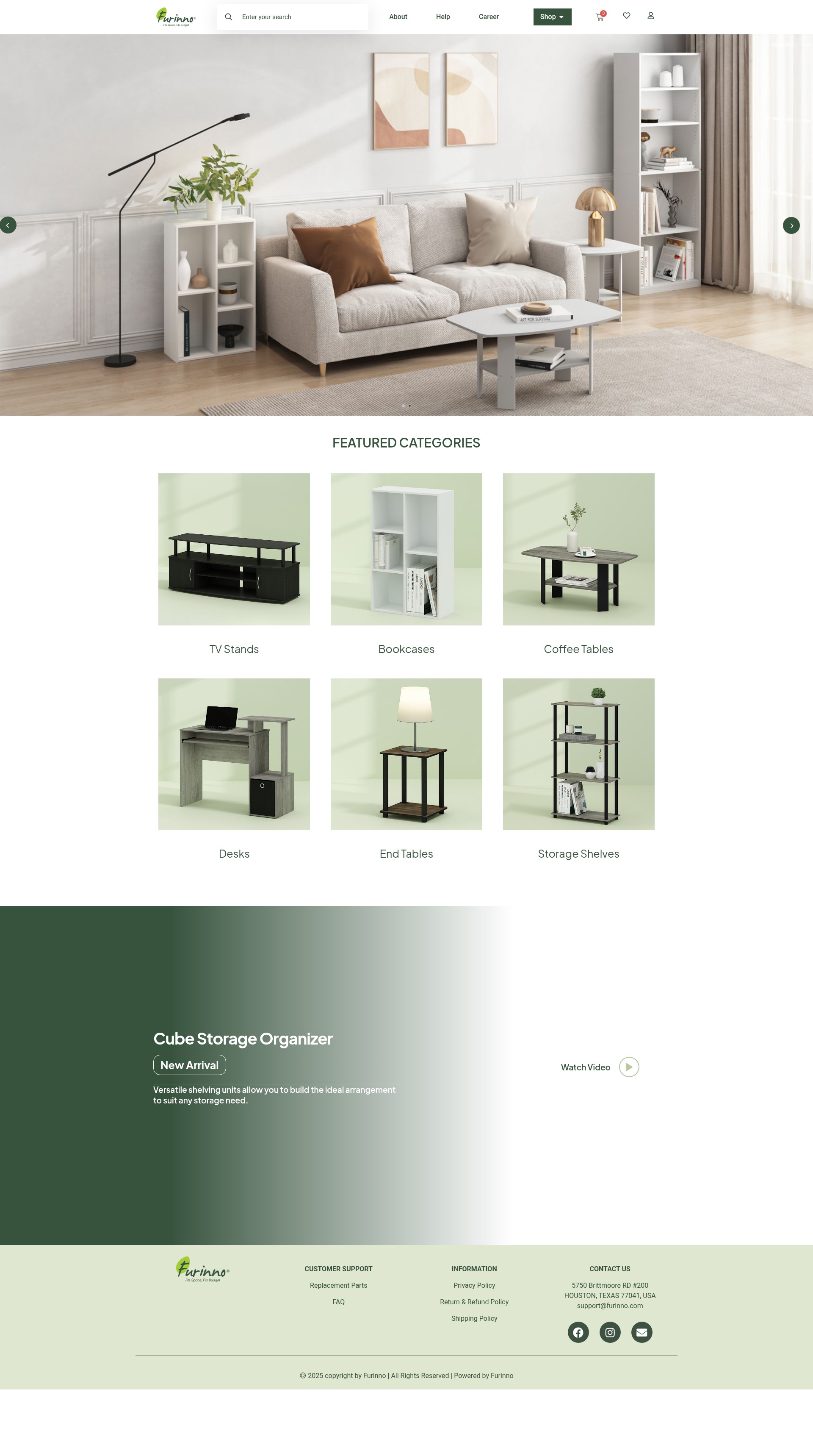 Screenshot of furinno.com