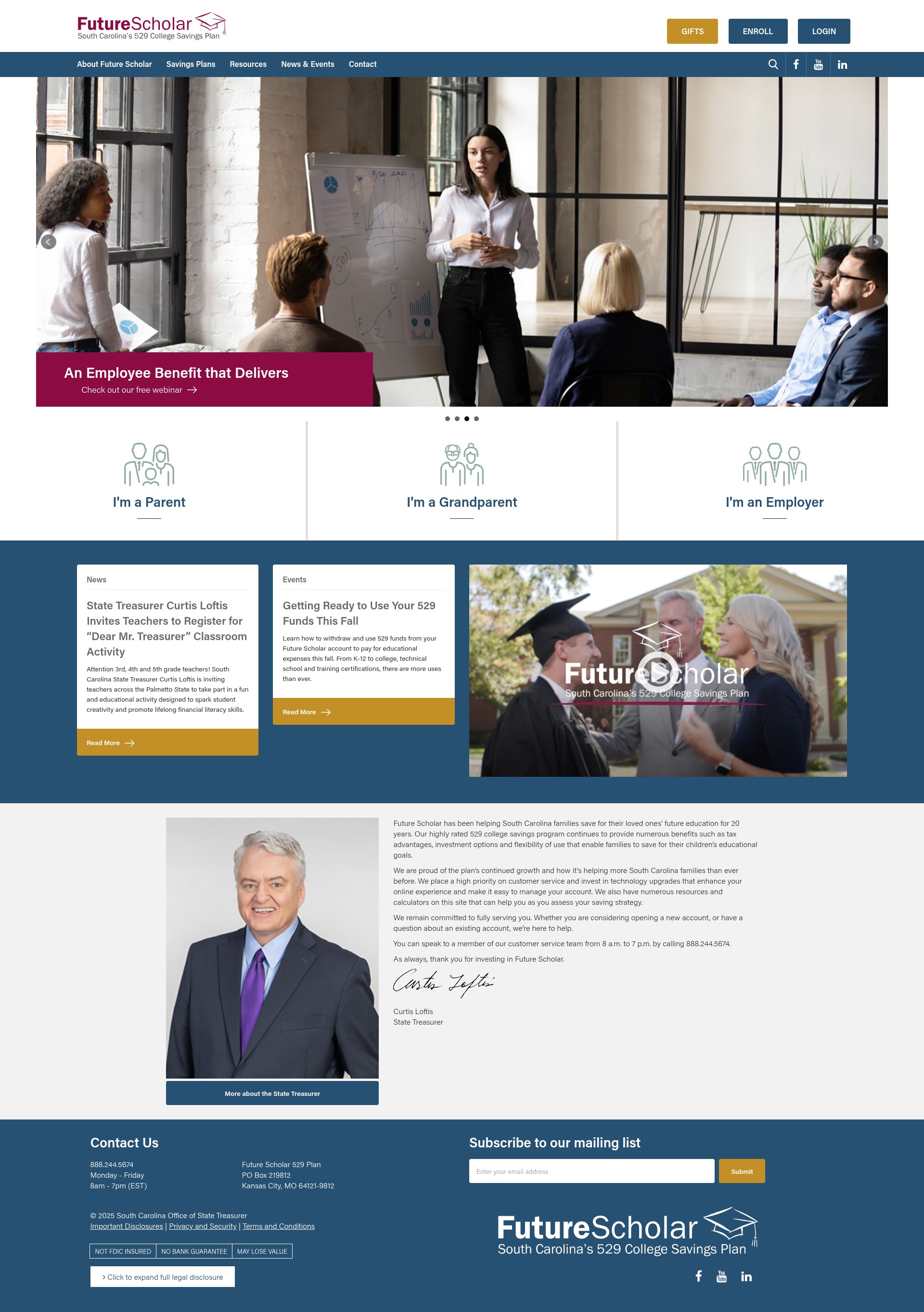 Screenshot of futurescholar.com