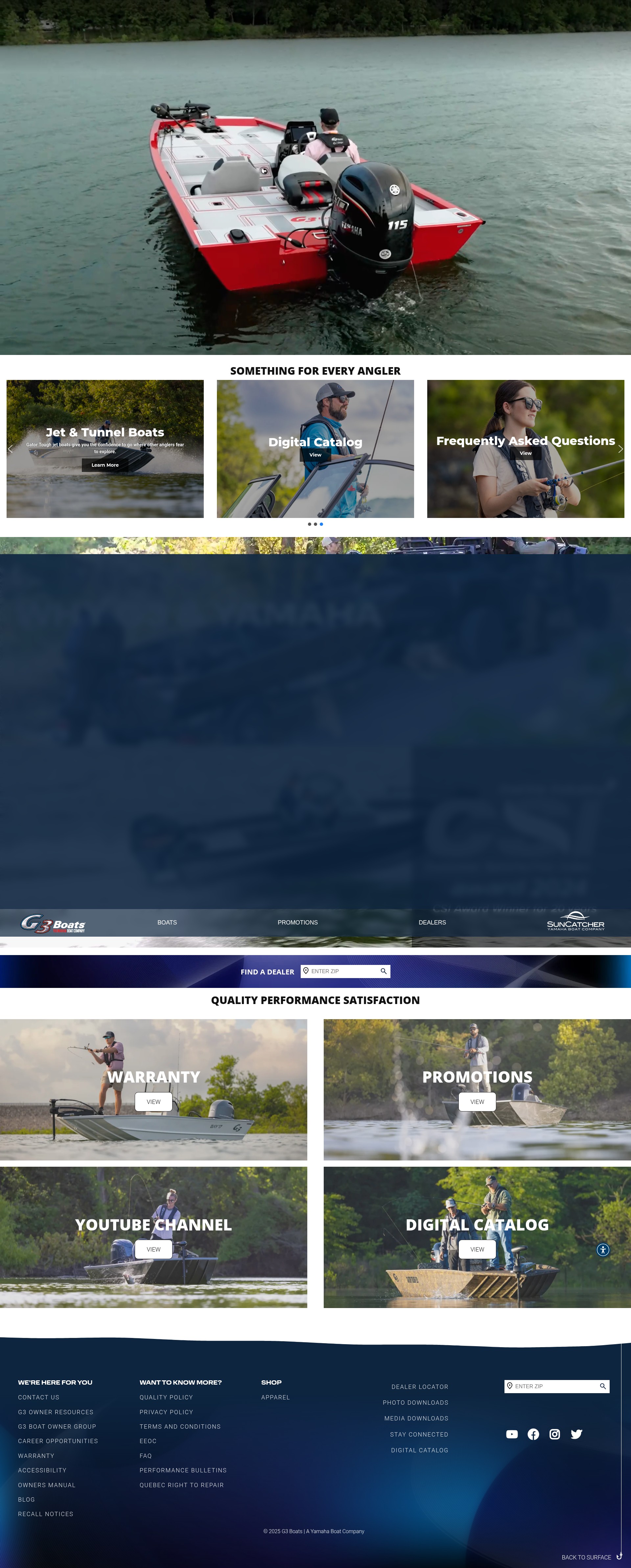 Screenshot of g3boats.com