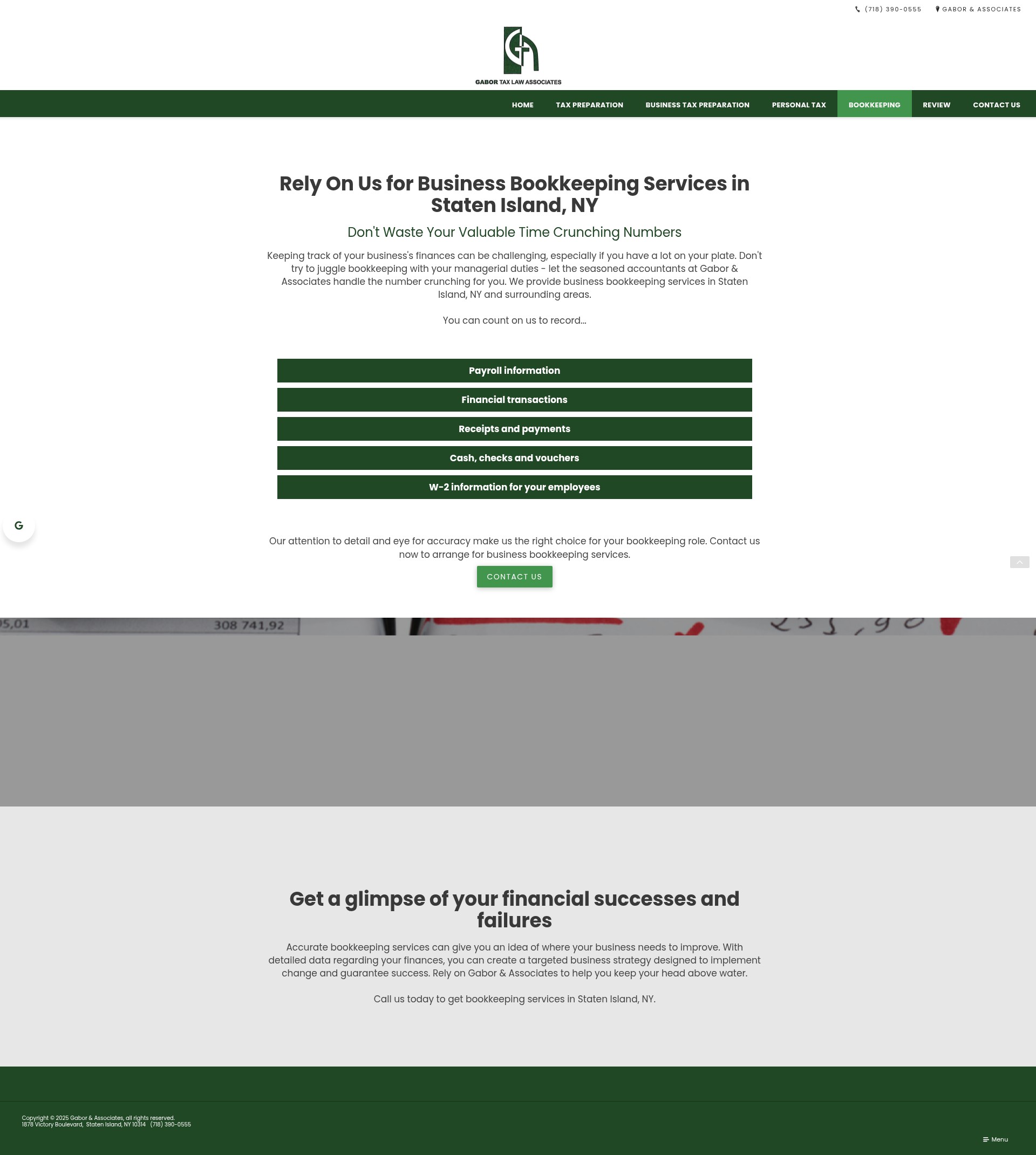Screenshot of gaborassociates.com