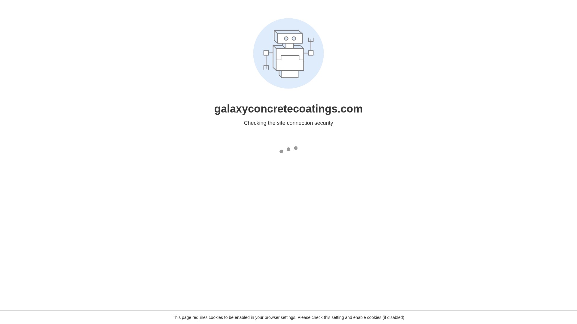 Screenshot of galaxyconcretecoatings.com