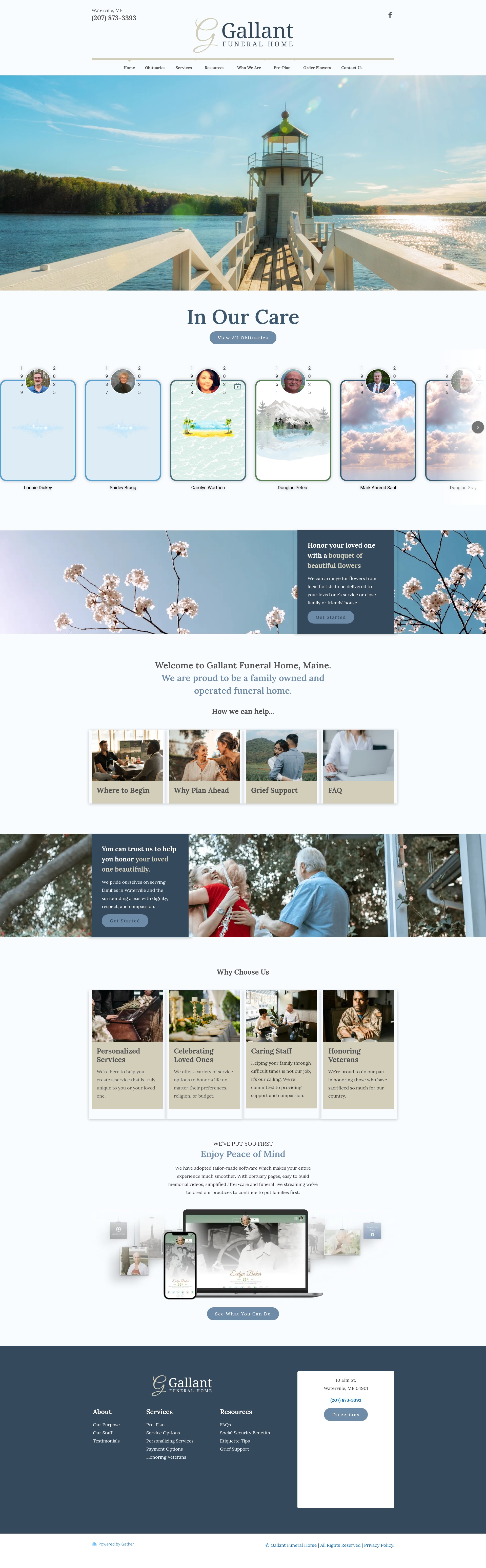 Screenshot of gallantfh.com