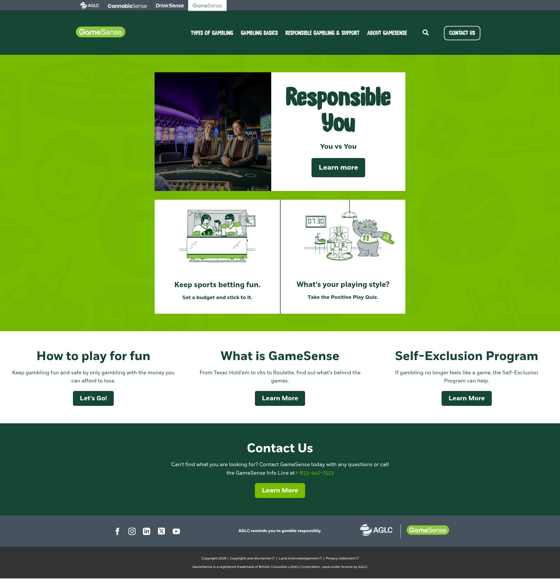 Screenshot of gamesenseab.ca
