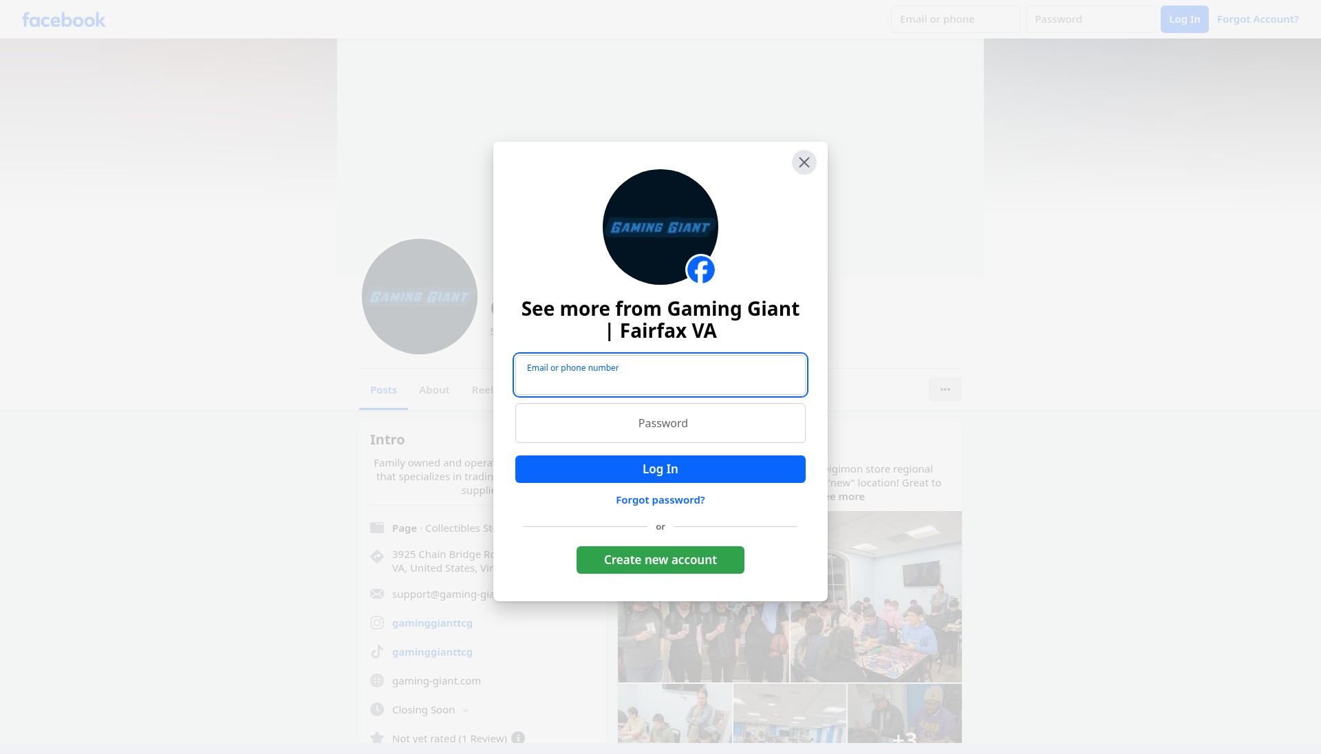 Screenshot of gaminggiant.com