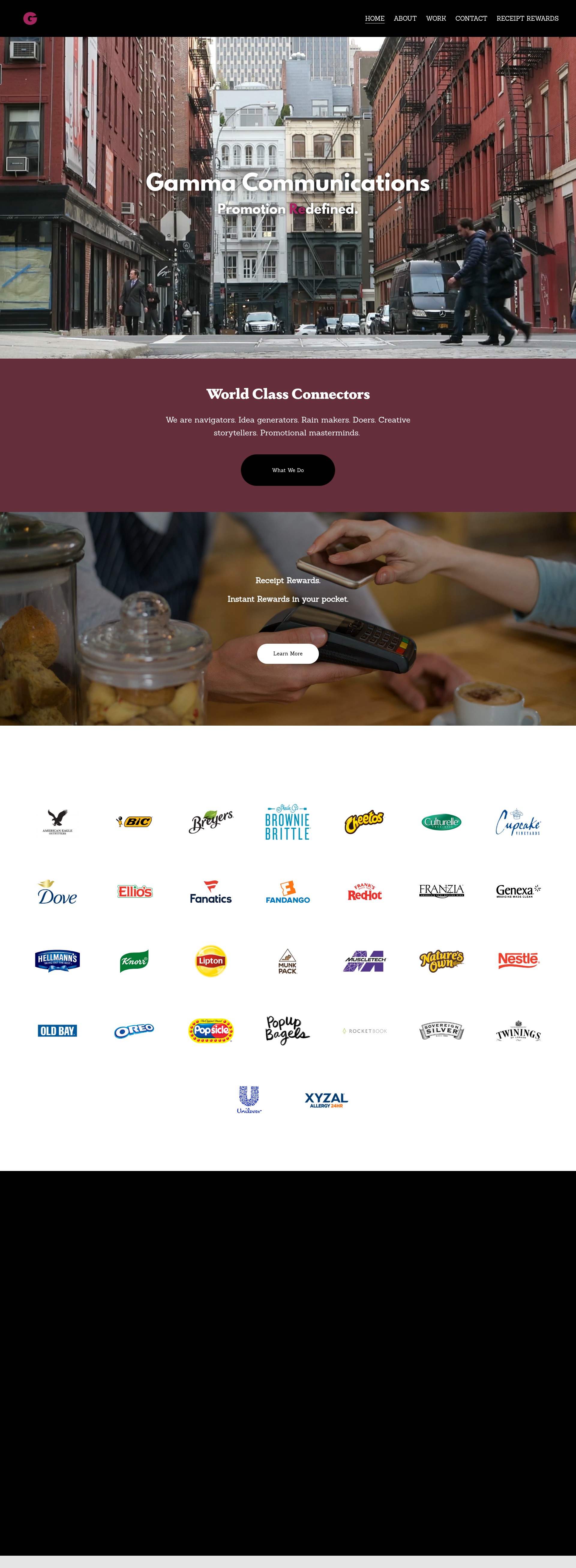Screenshot of gammacommunications.com
