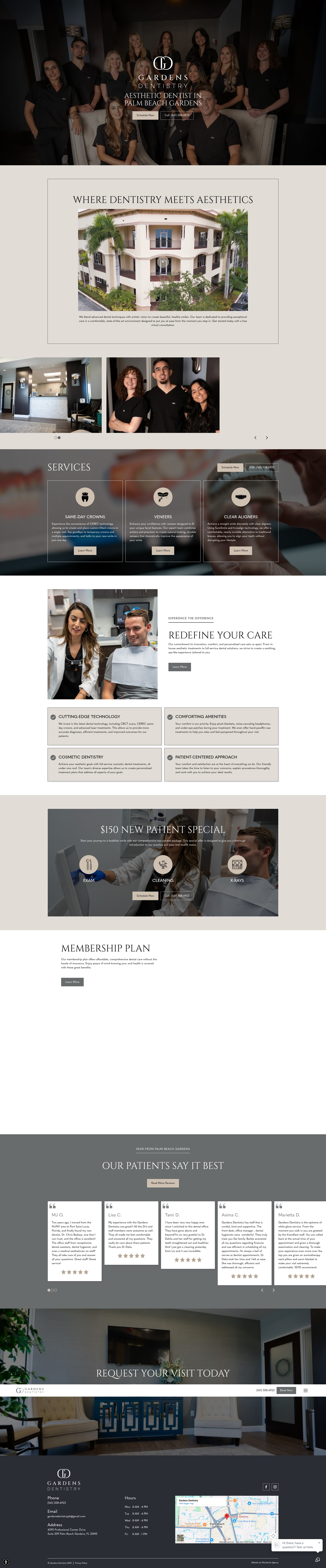 Screenshot of gardensdentistrypb.com