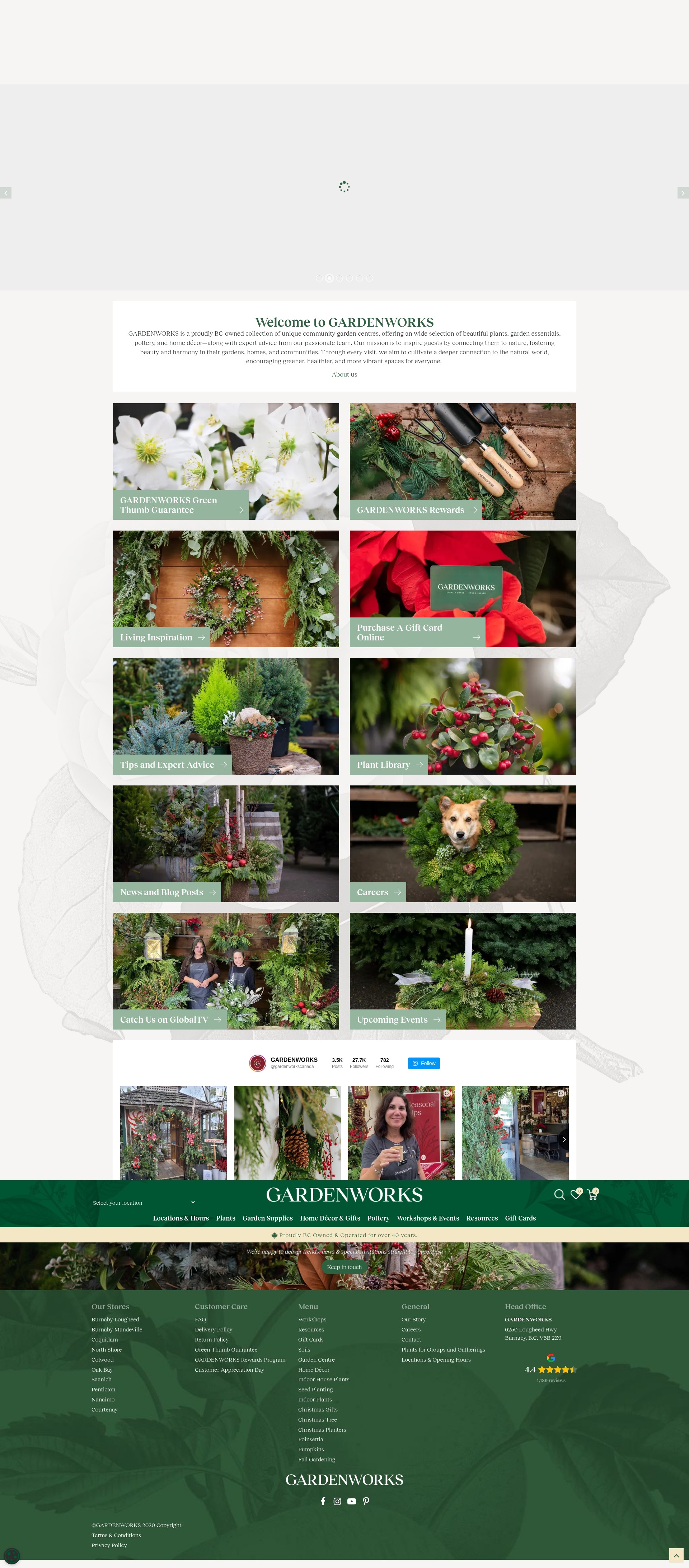 Screenshot of gardenworks.ca