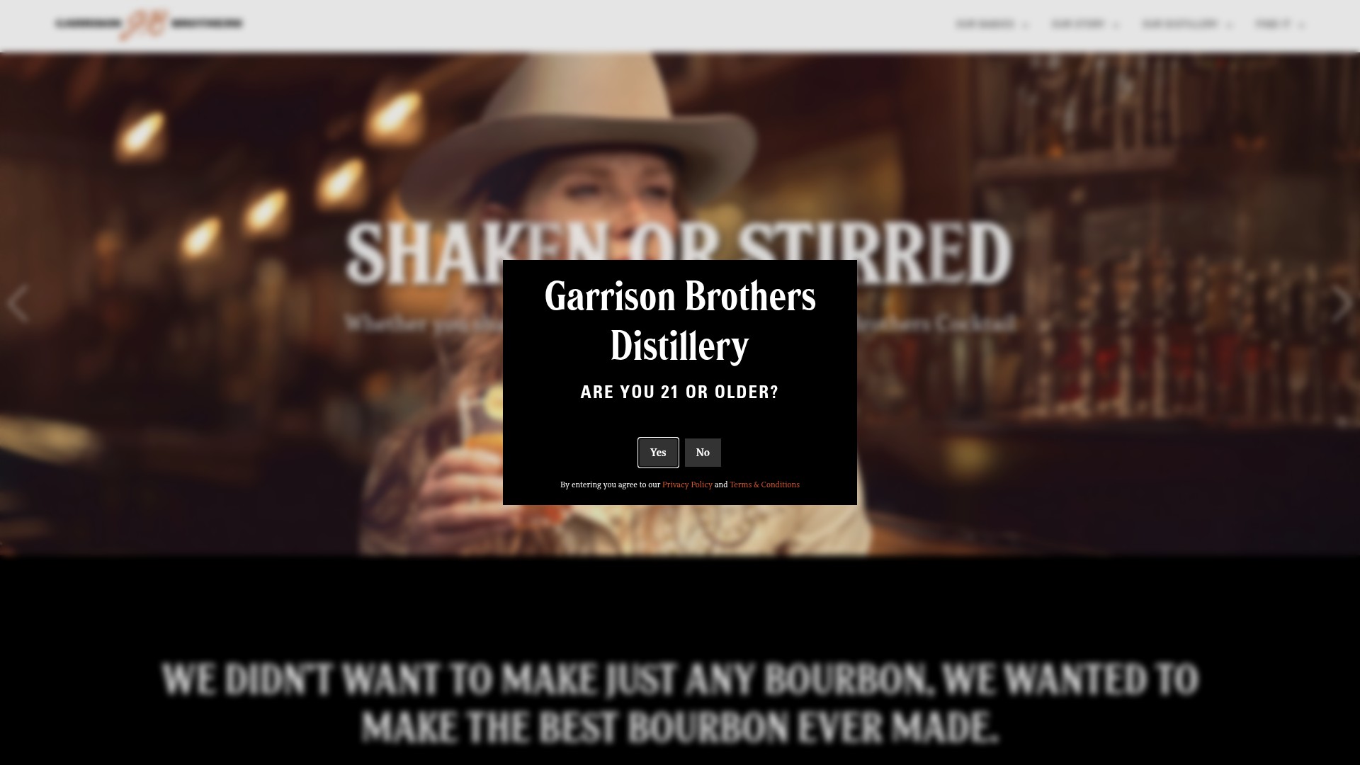 Screenshot of garrisonbros.com