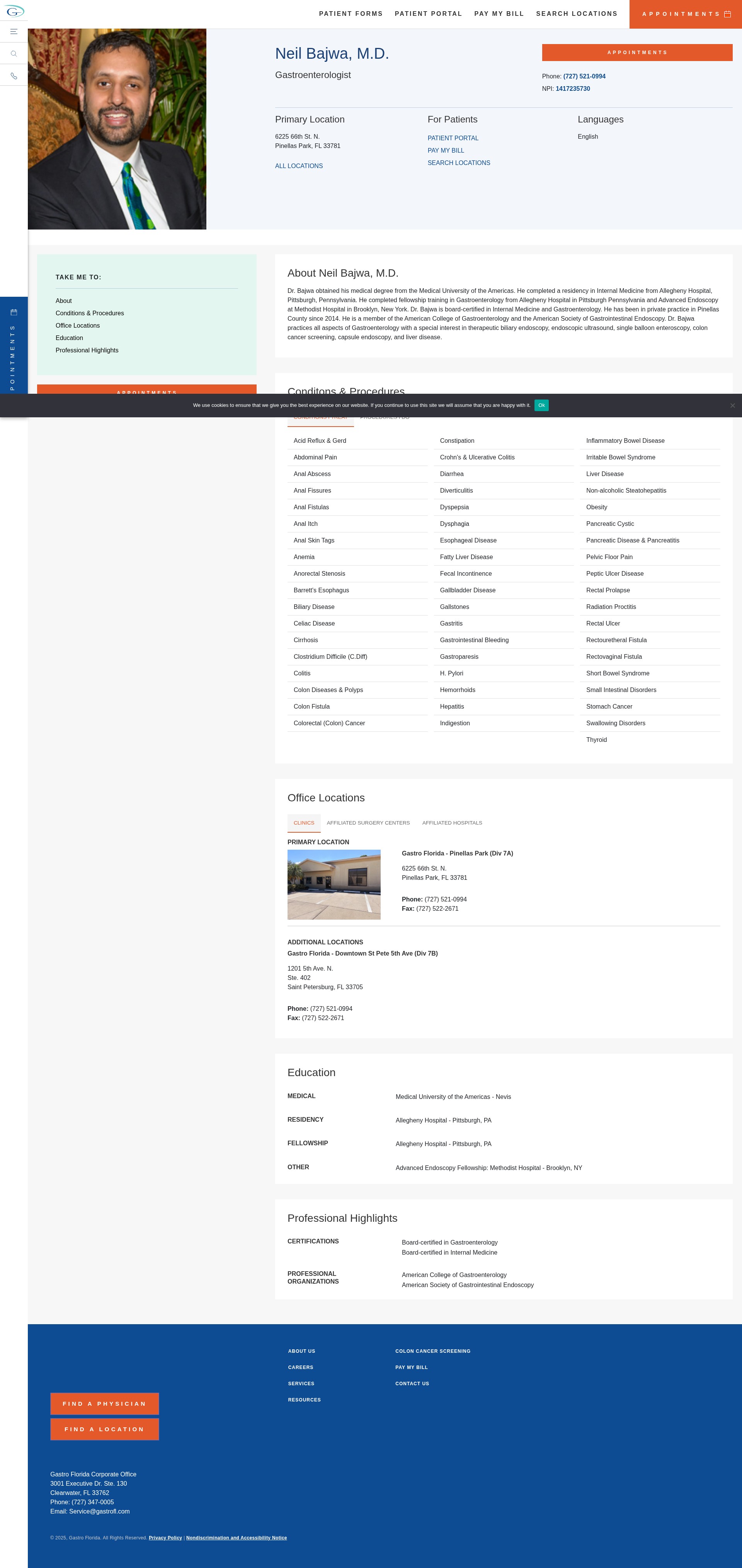 Screenshot of gastrofl.com