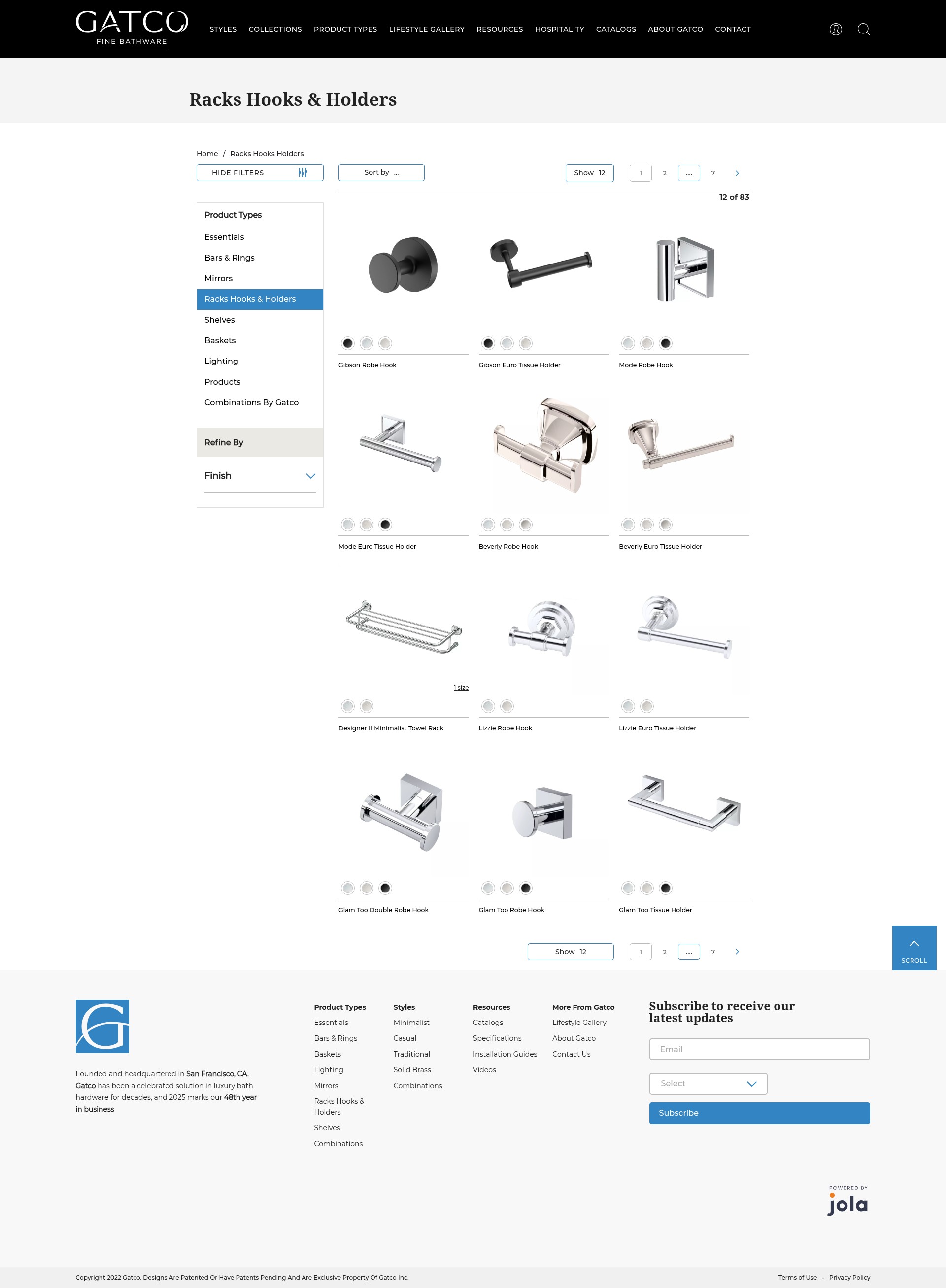 Screenshot of gatco-inc.com