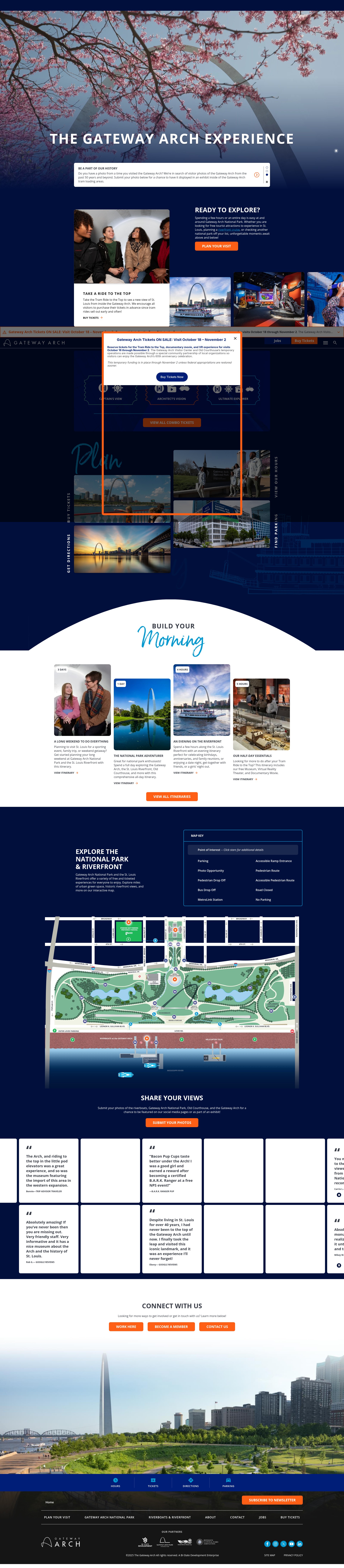 Screenshot of gatewayarch.com