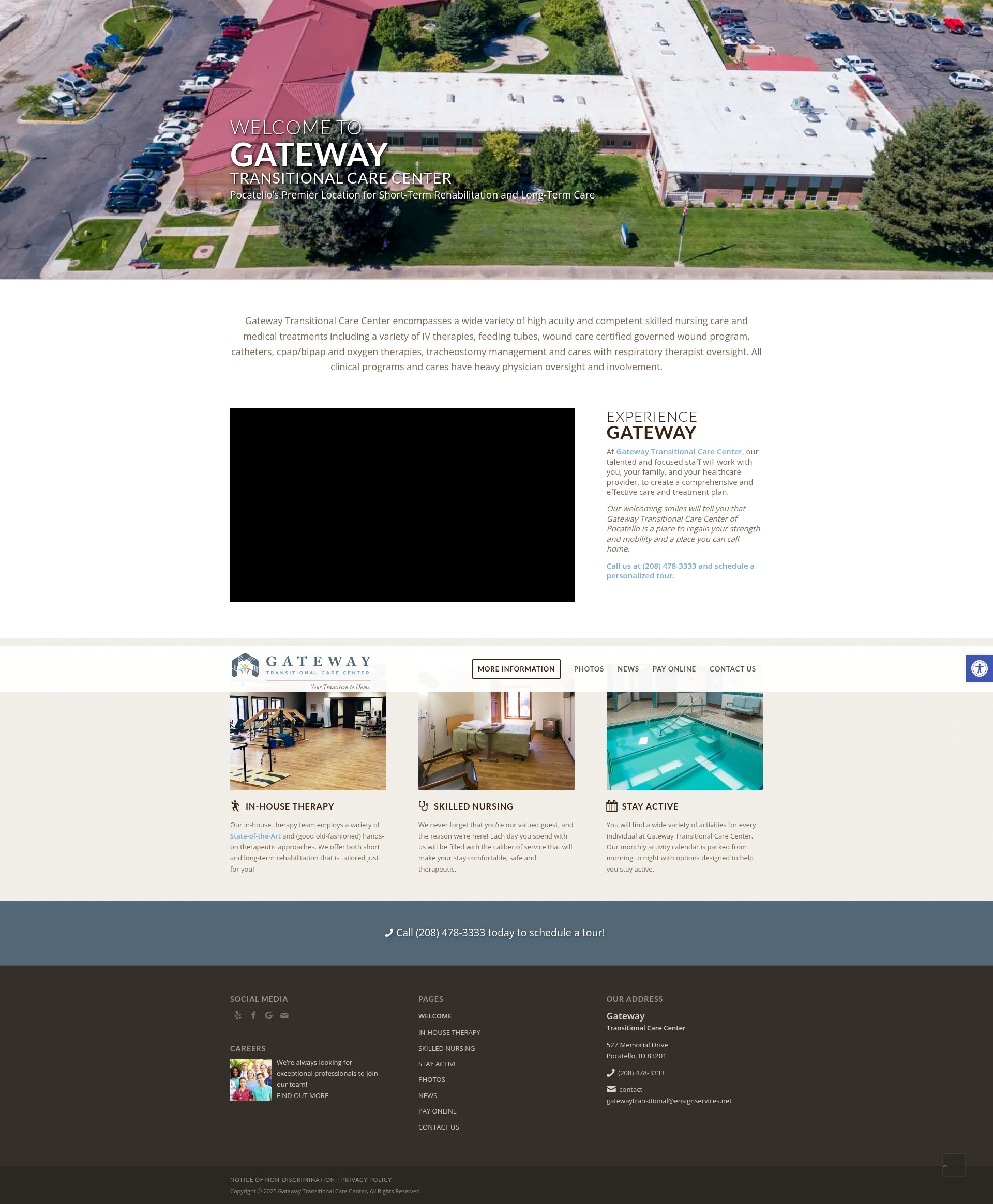 Screenshot of gatewaytransitional.com