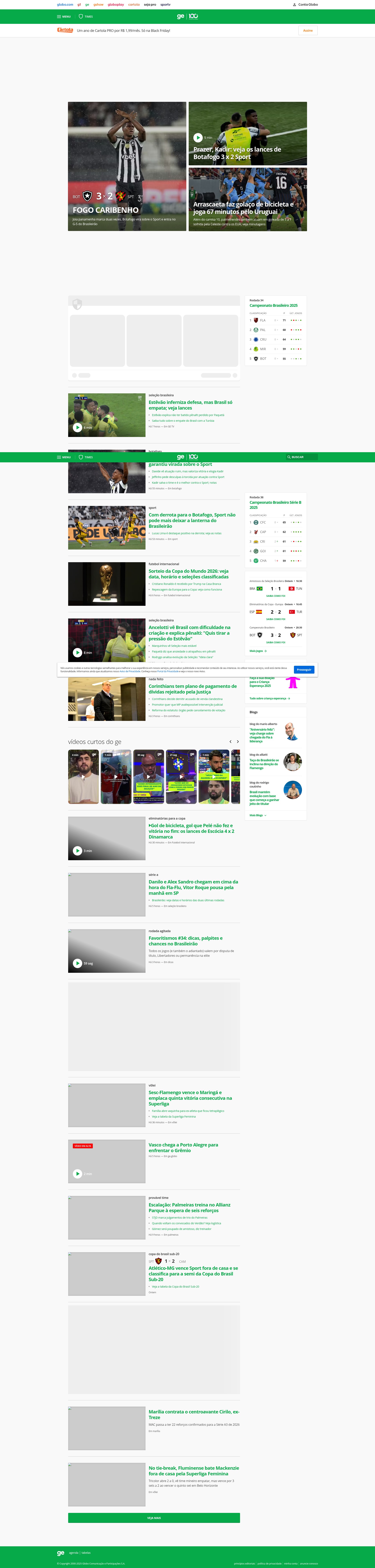 Screenshot of ge.globo.com