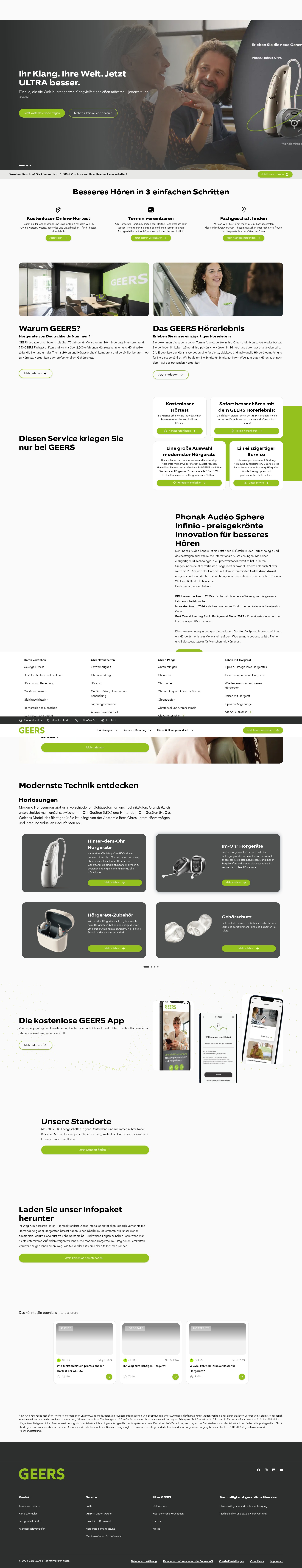 Screenshot of geers.de