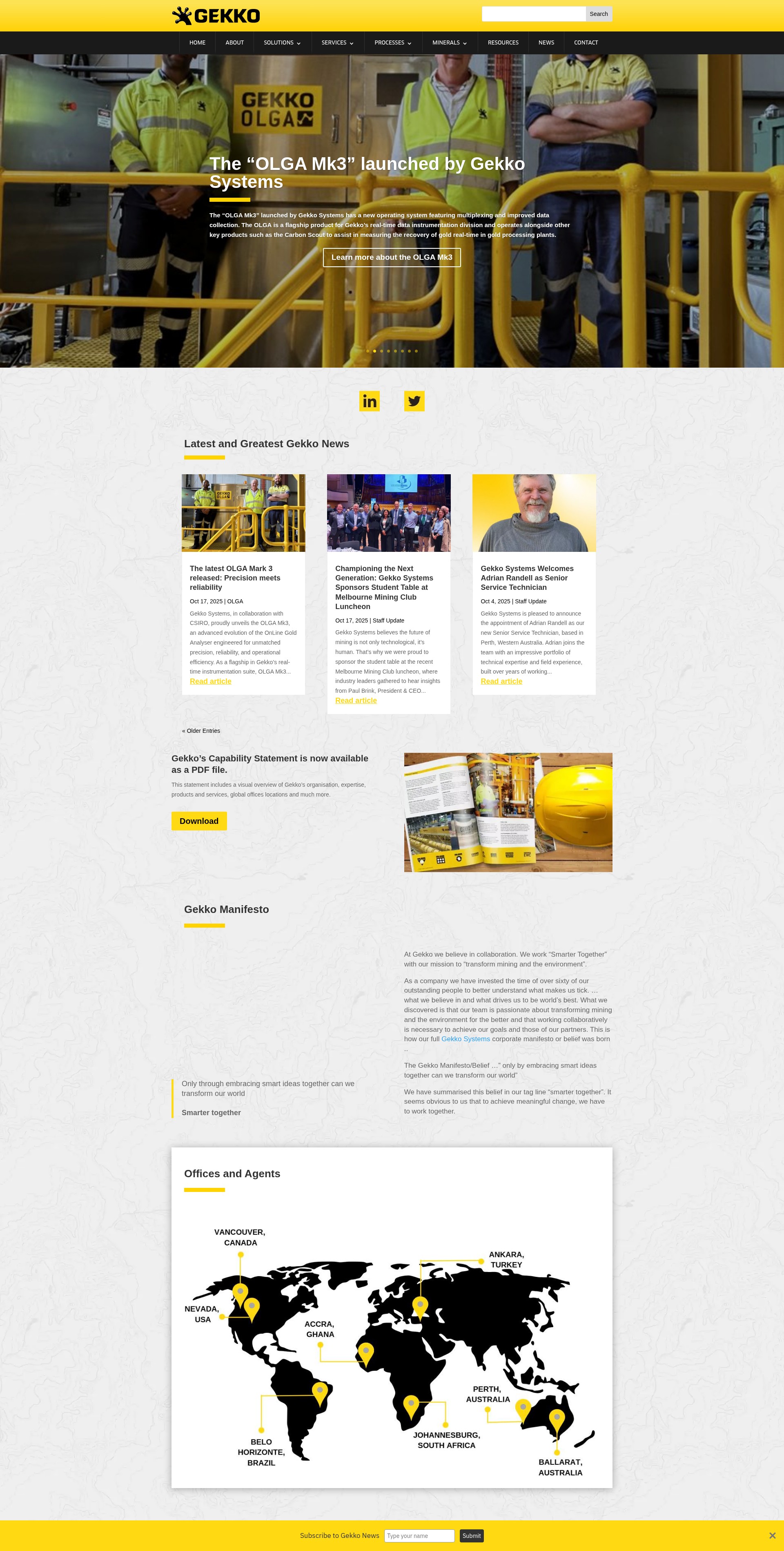 Screenshot of gekkos.com
