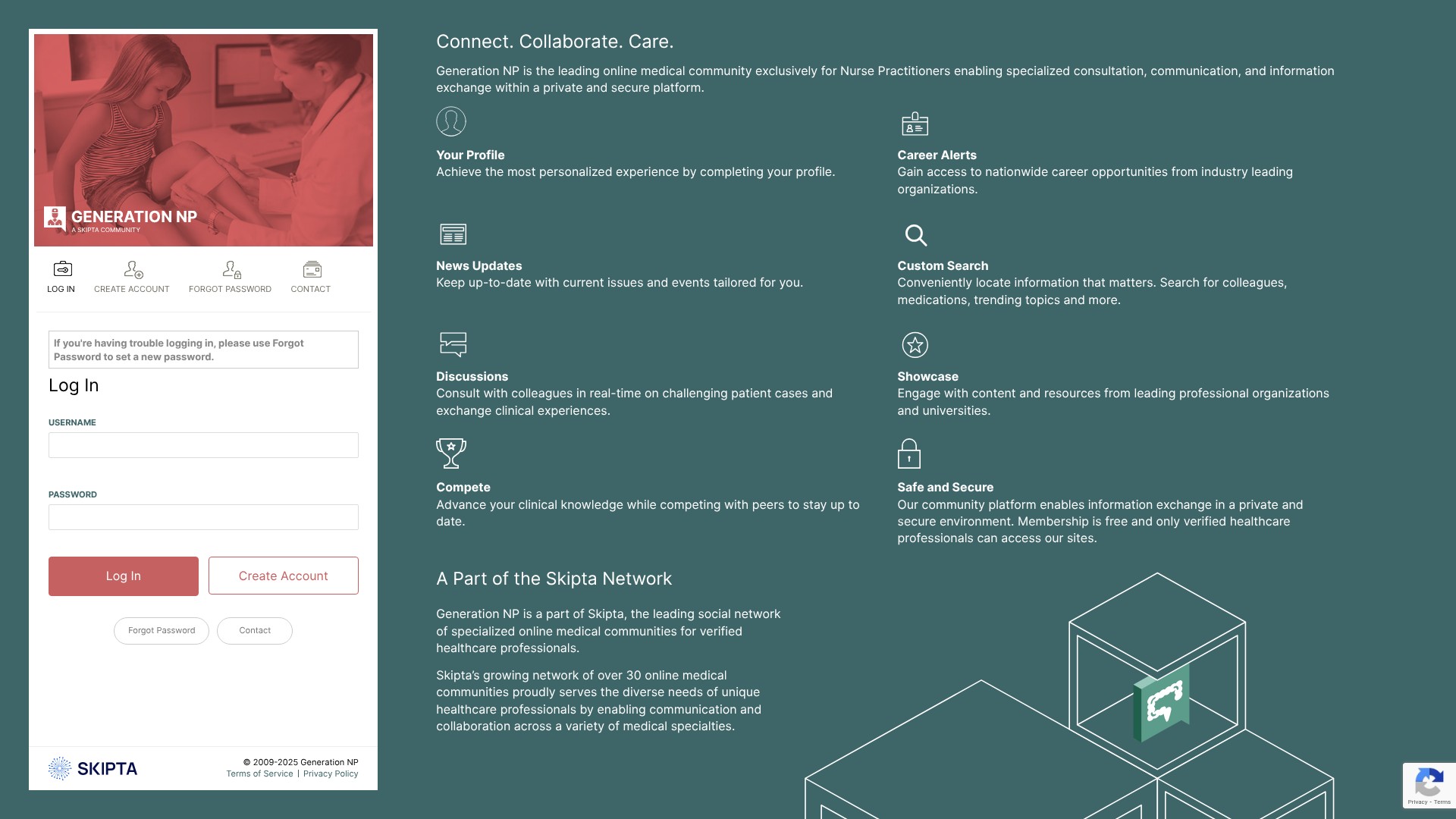 Screenshot of generationnp.com