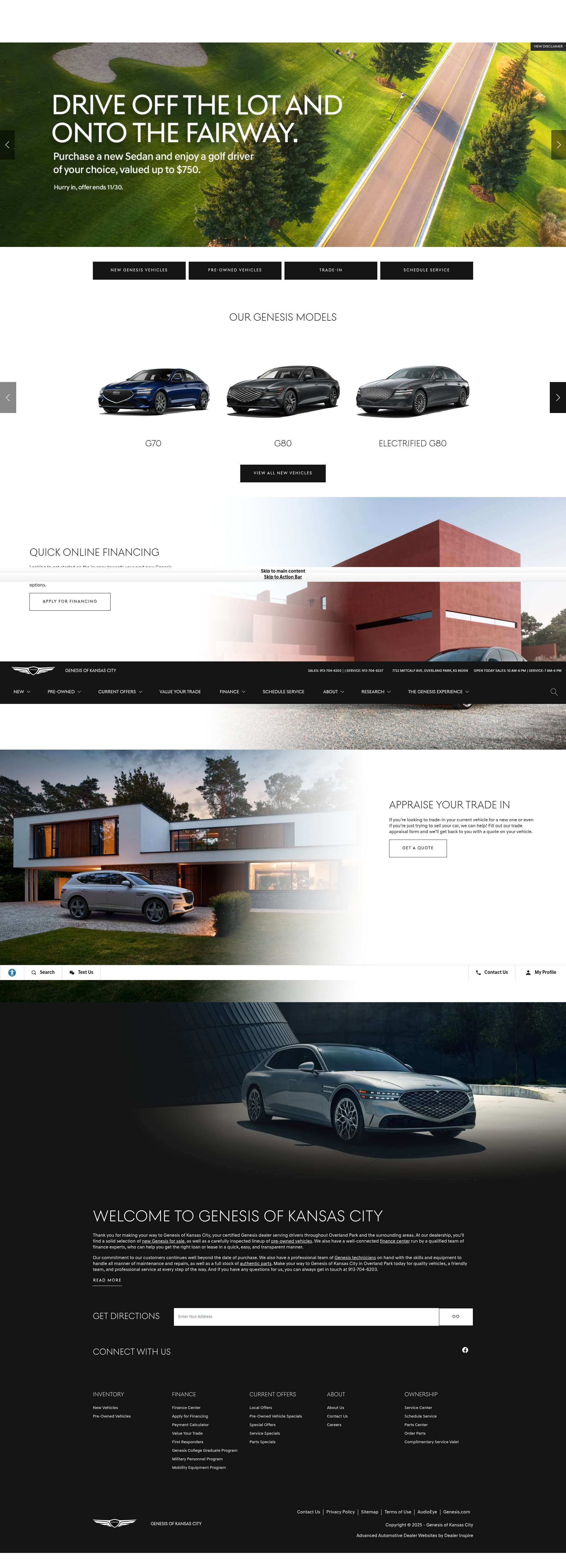 Screenshot of genesiskansascity.com