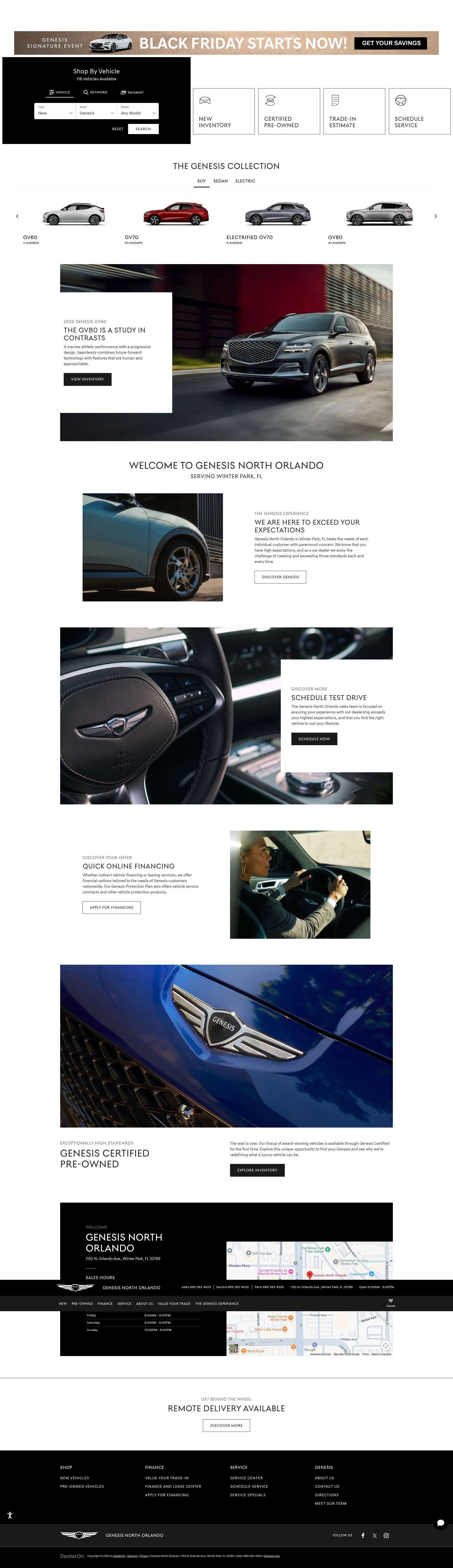 Screenshot of genesisnorthorlando.com