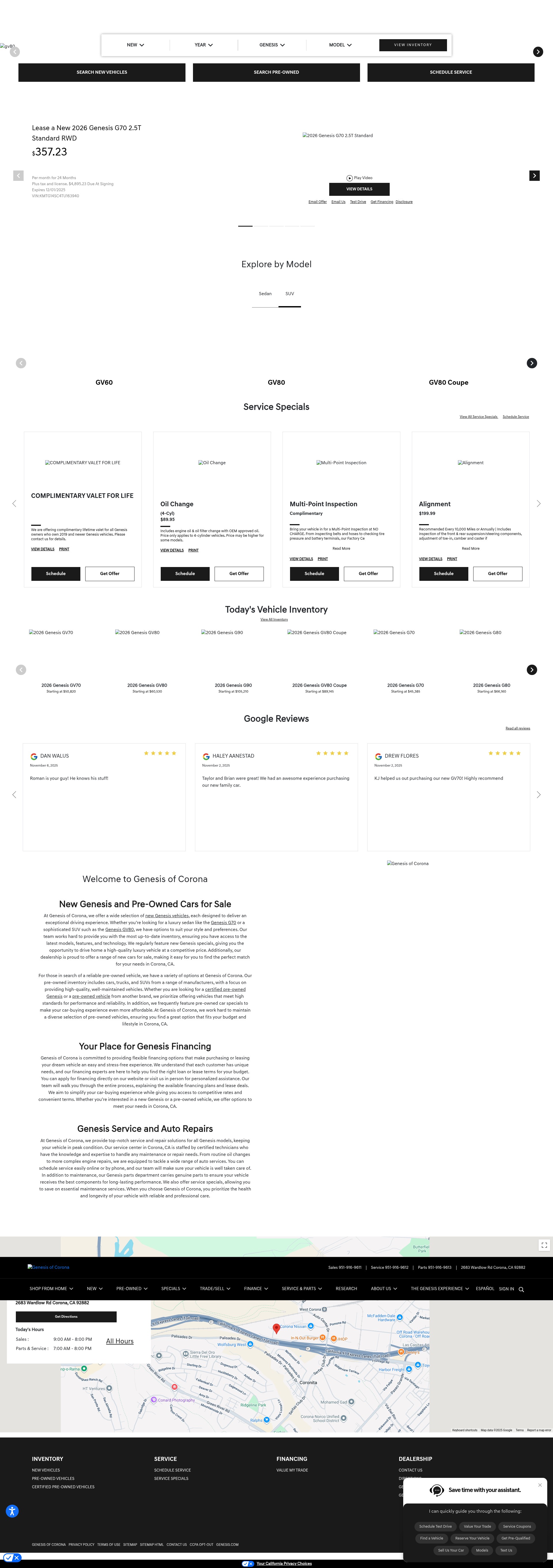 Screenshot of genesisofcorona.com