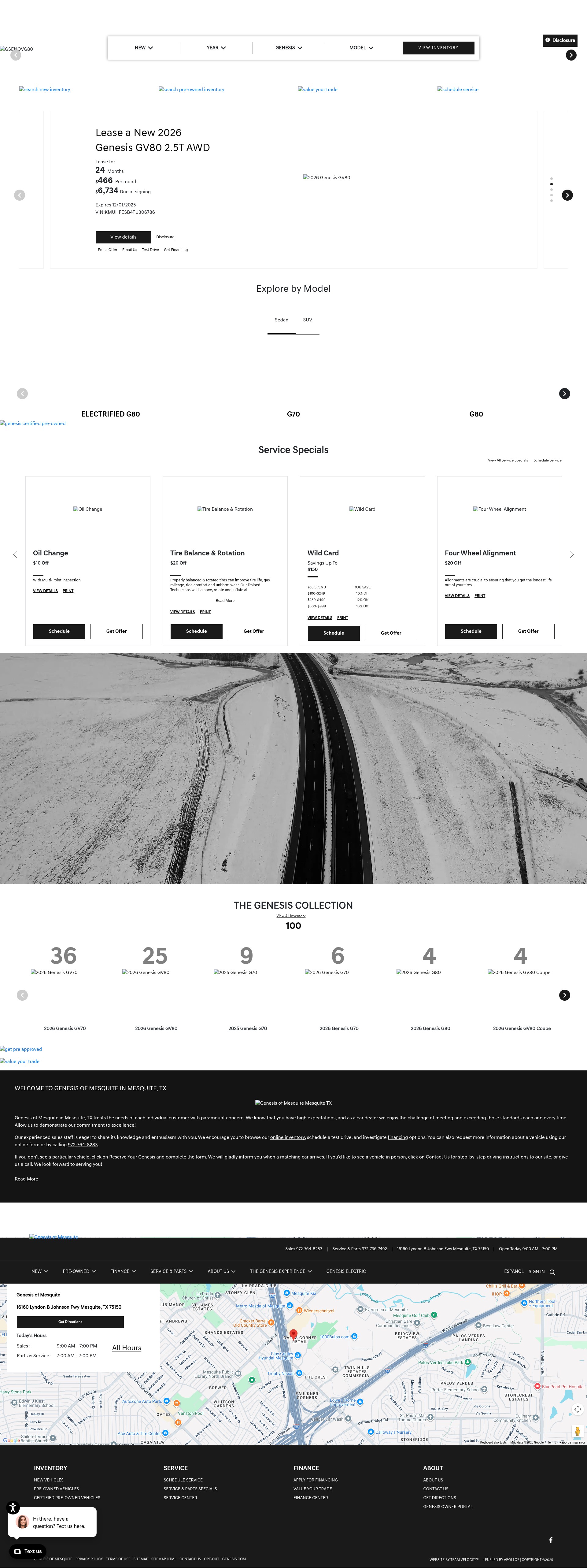 Screenshot of genesisofmesquite.com