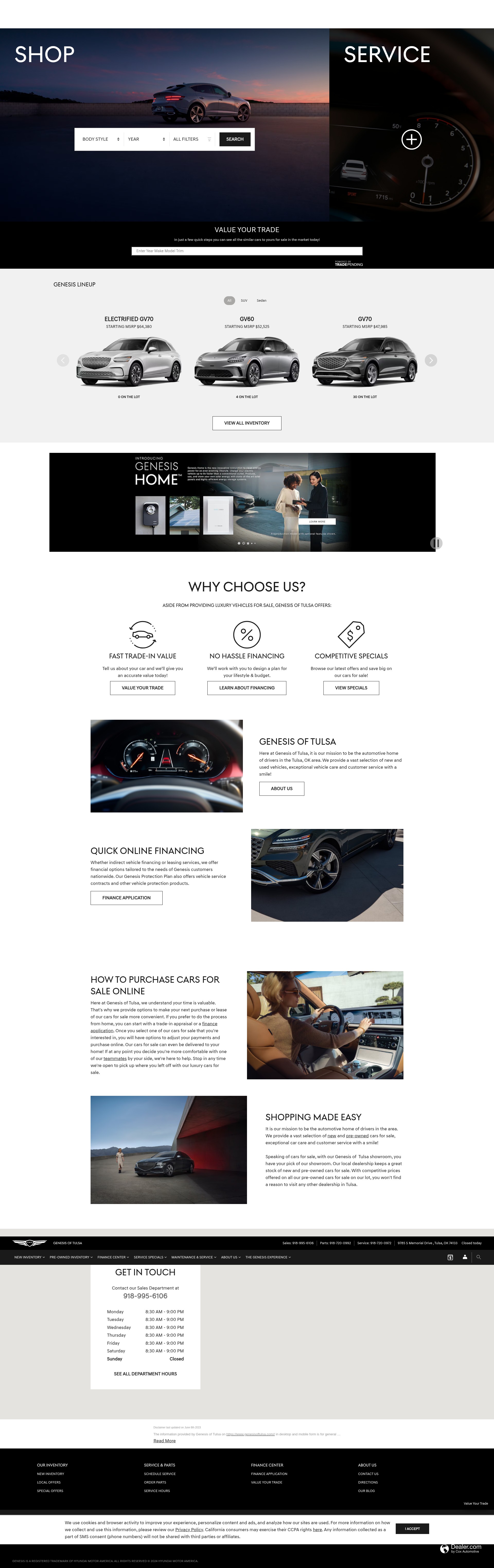Screenshot of genesisoftulsa.com