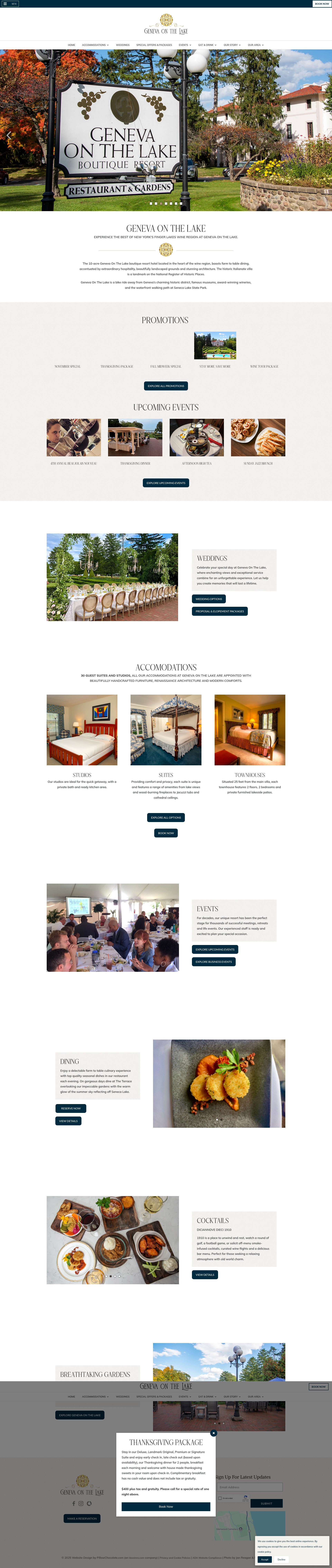 Screenshot of genevaonthelake.com