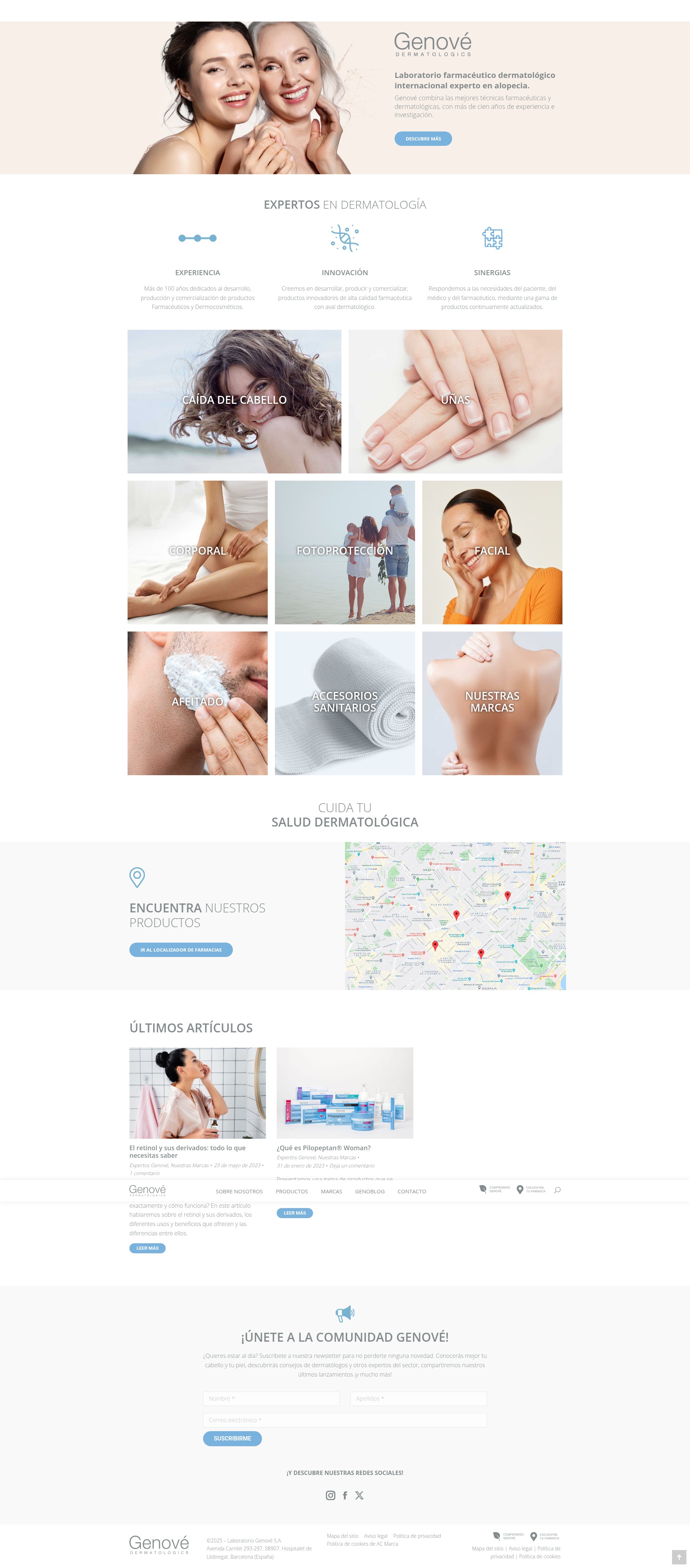 Screenshot of genove.com