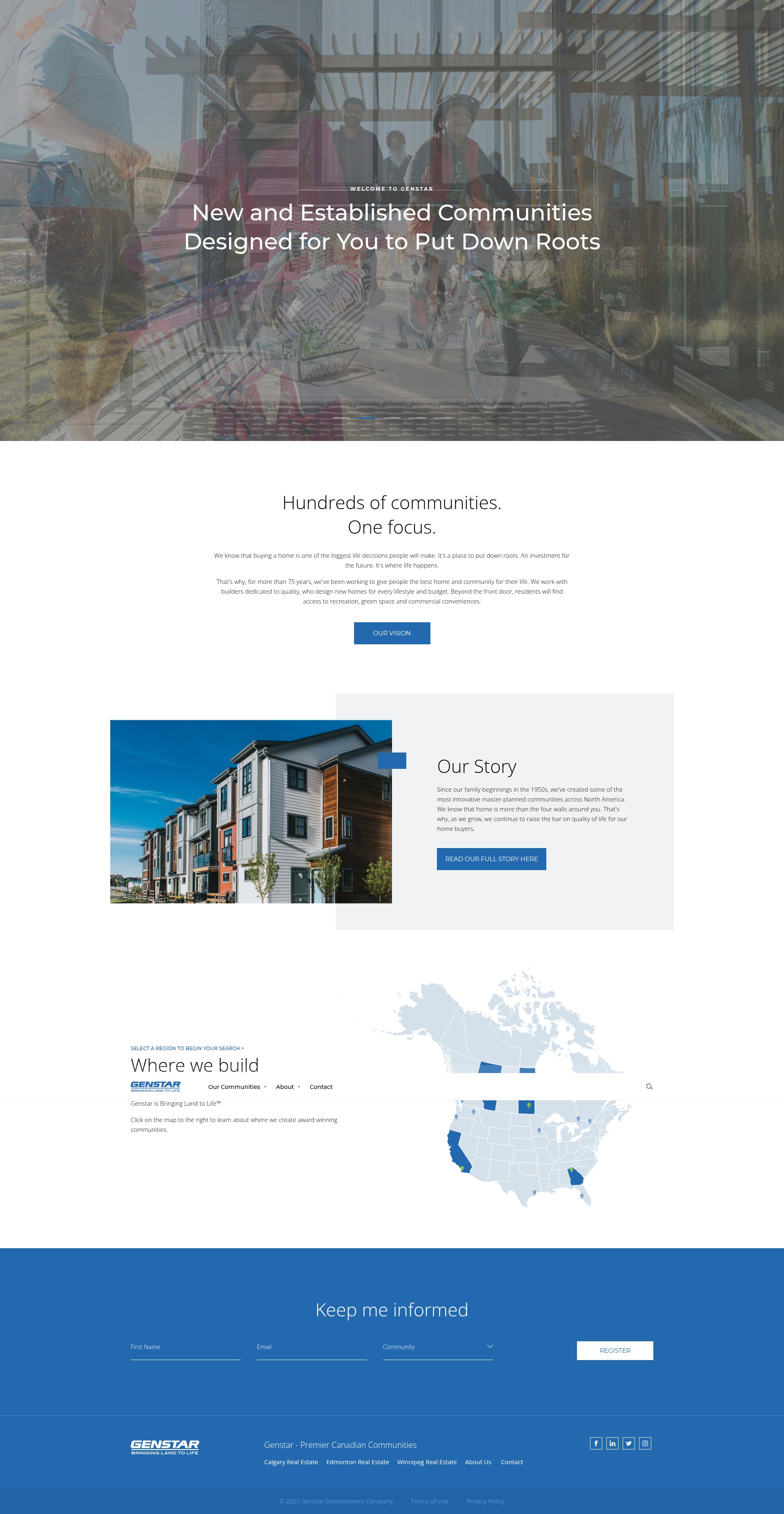 Screenshot of genstar.com