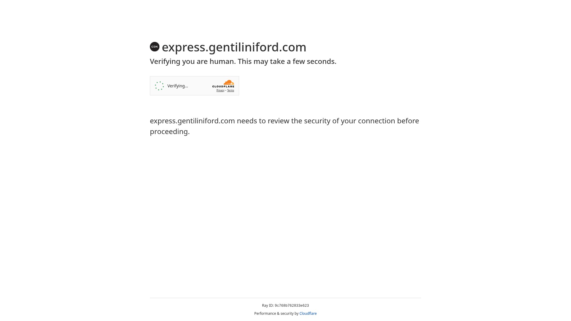 Screenshot of gentiliniford.com