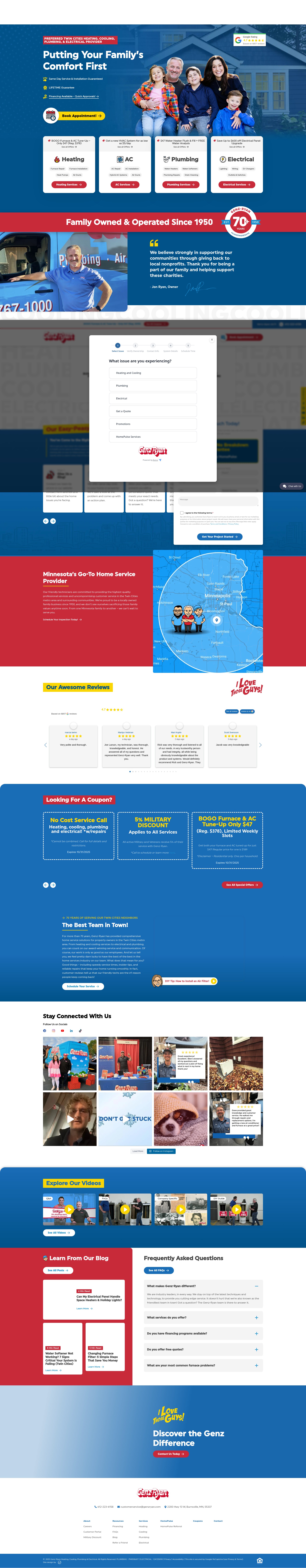 Screenshot of genzryan.com