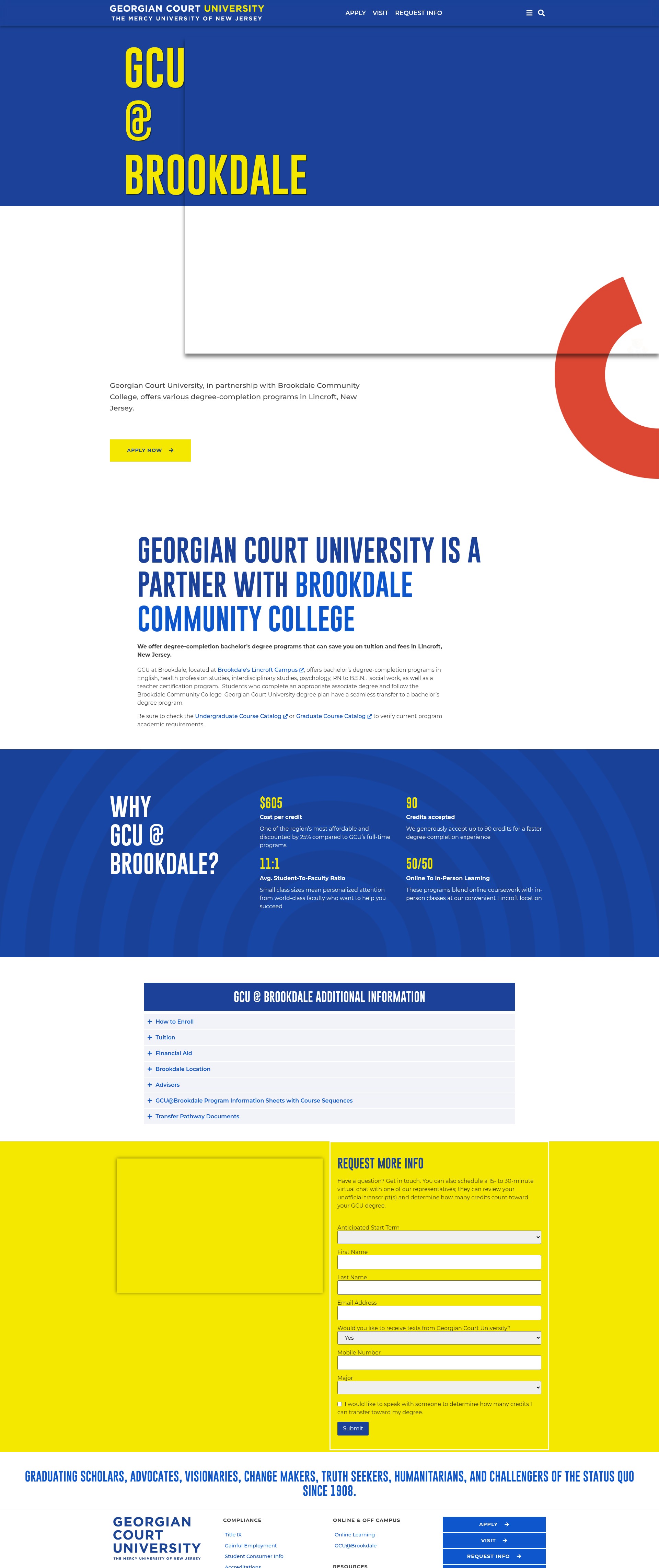 Screenshot of georgian.edu