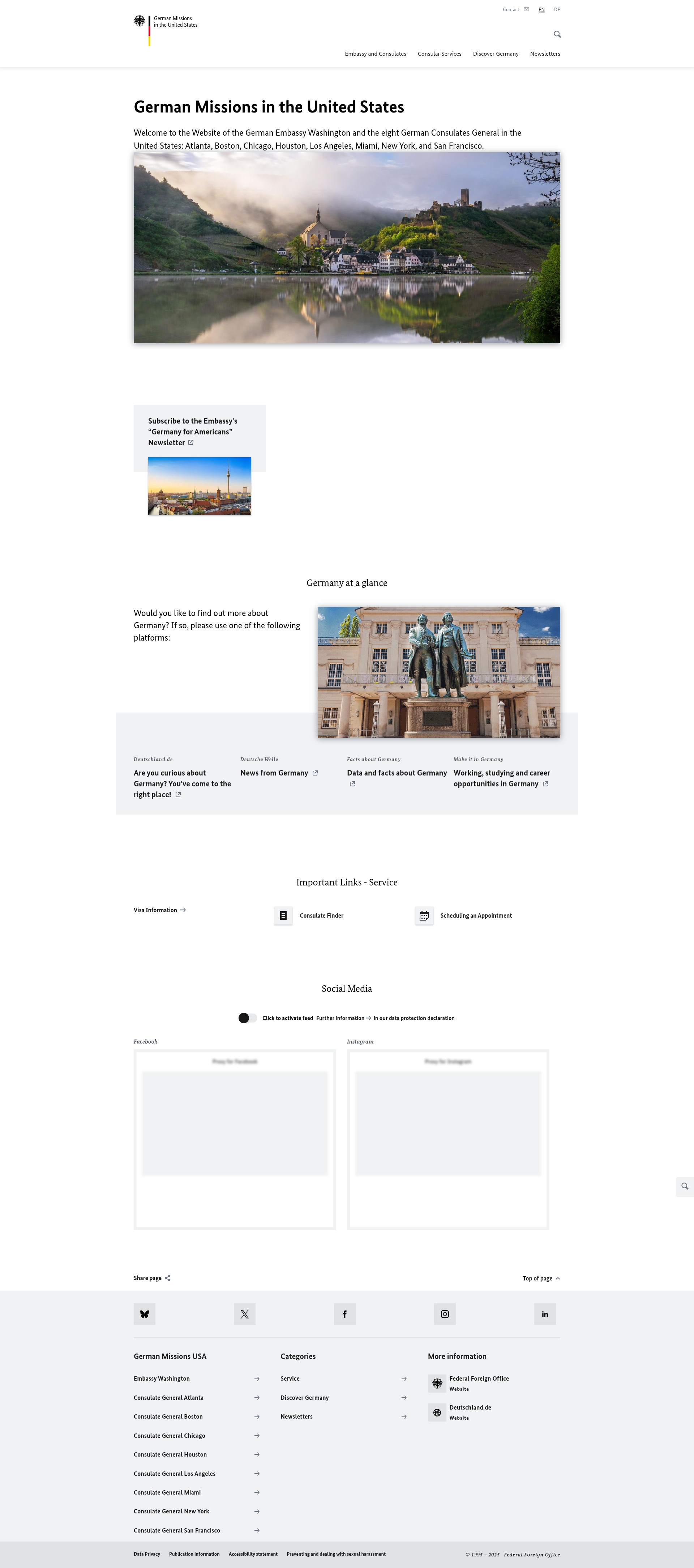 Screenshot of germany.info