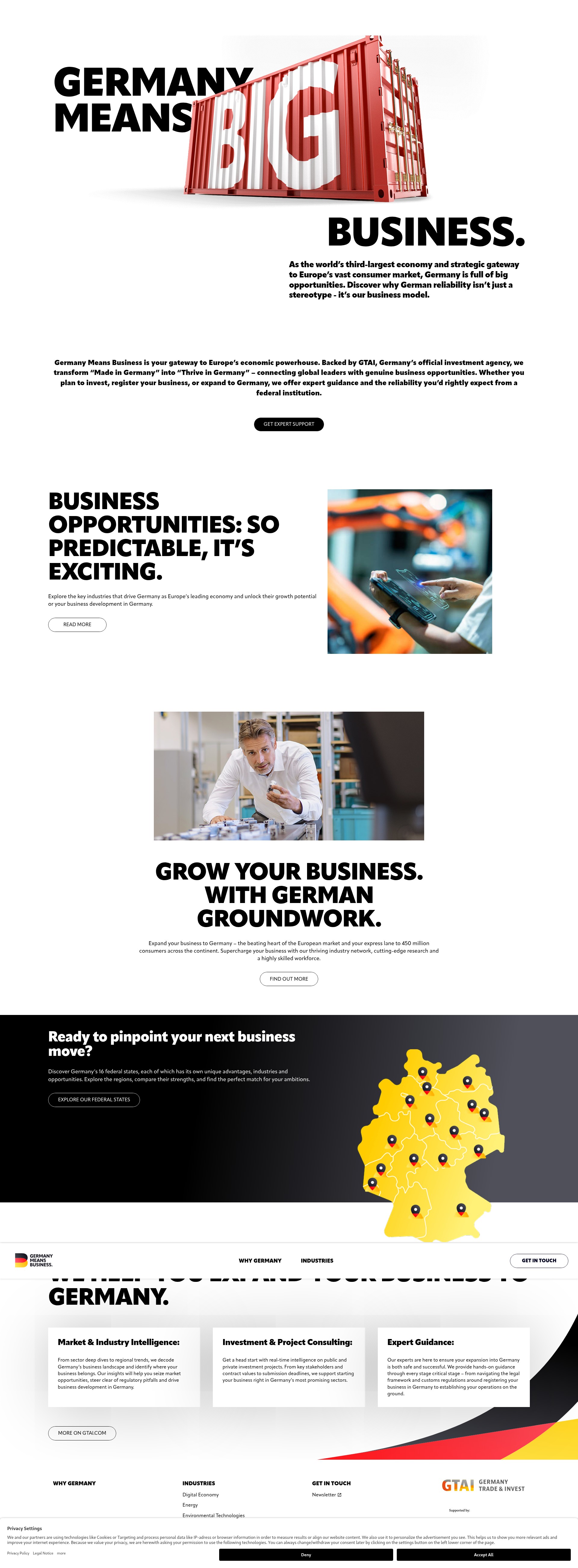 Screenshot of germanymeansbusiness.com