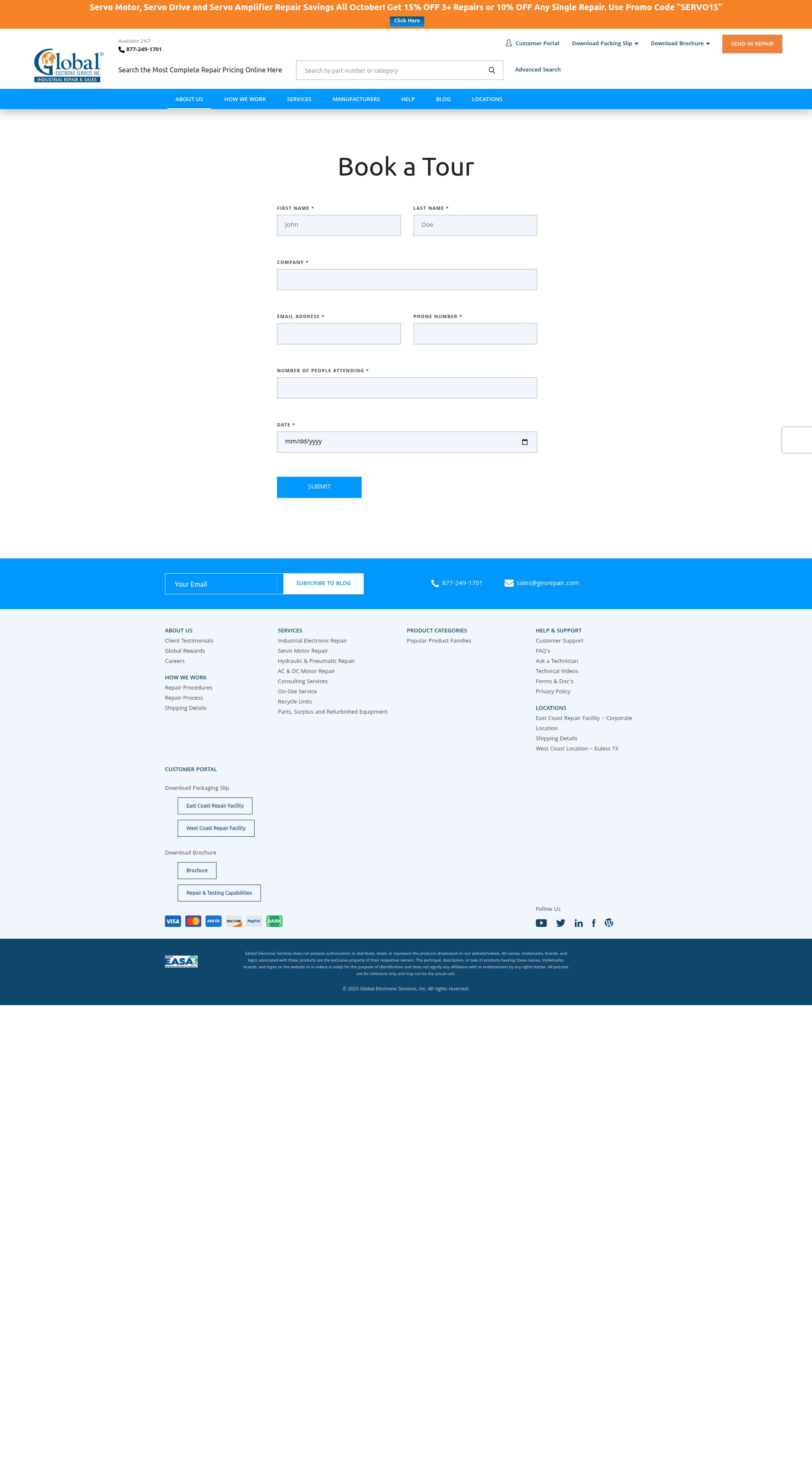 Screenshot of gesrepair.com