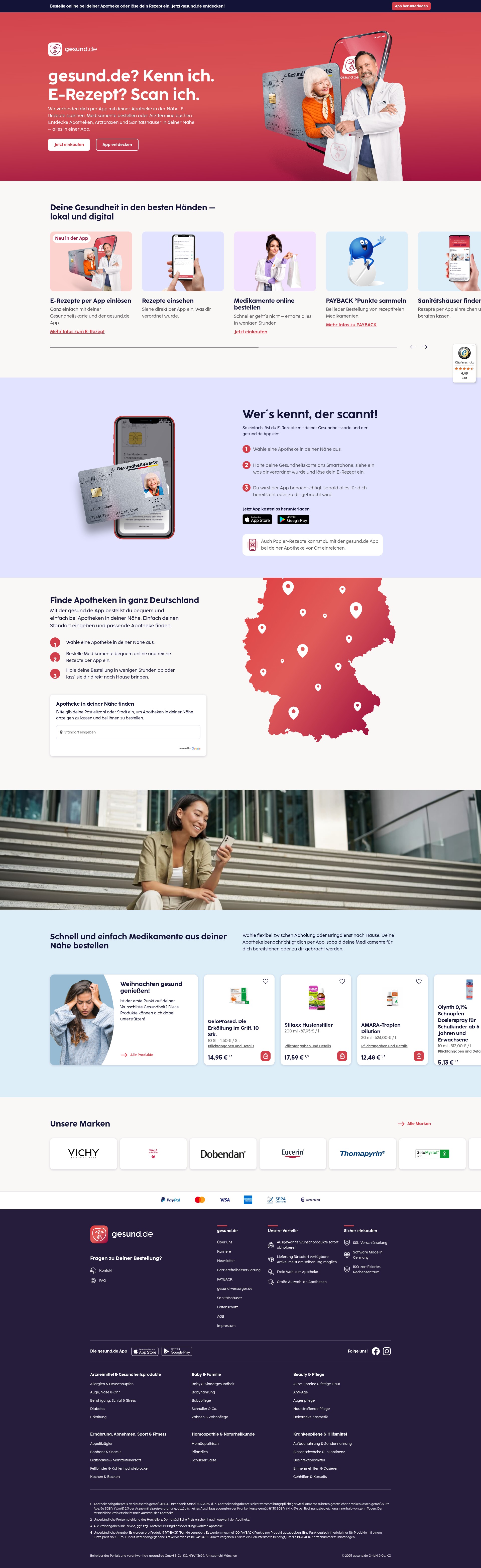 Screenshot of gesund.de