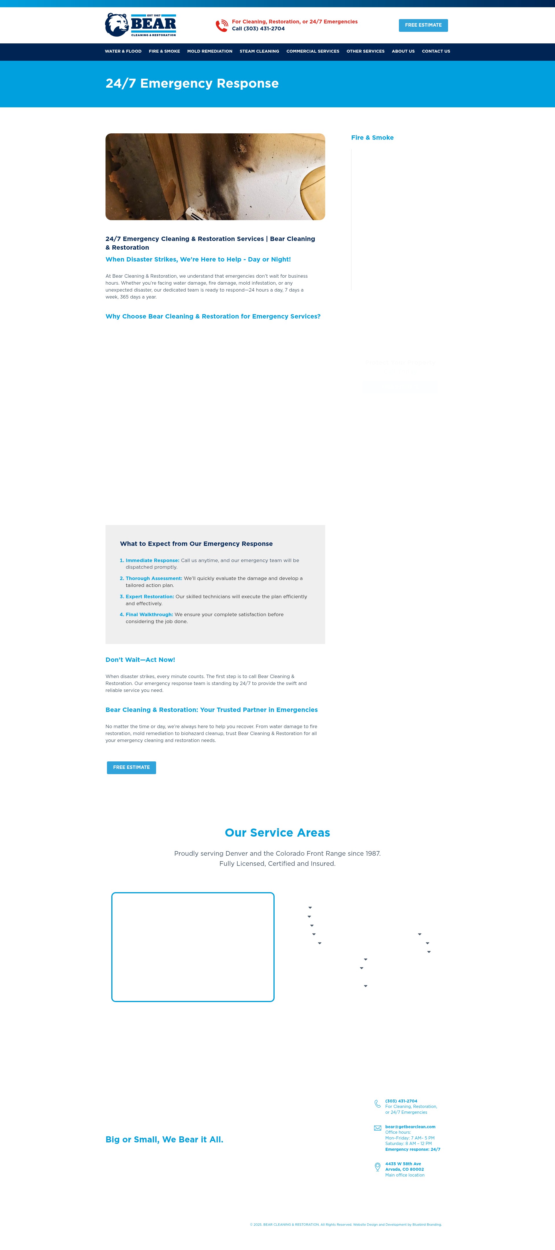 Screenshot of getbearclean.com
