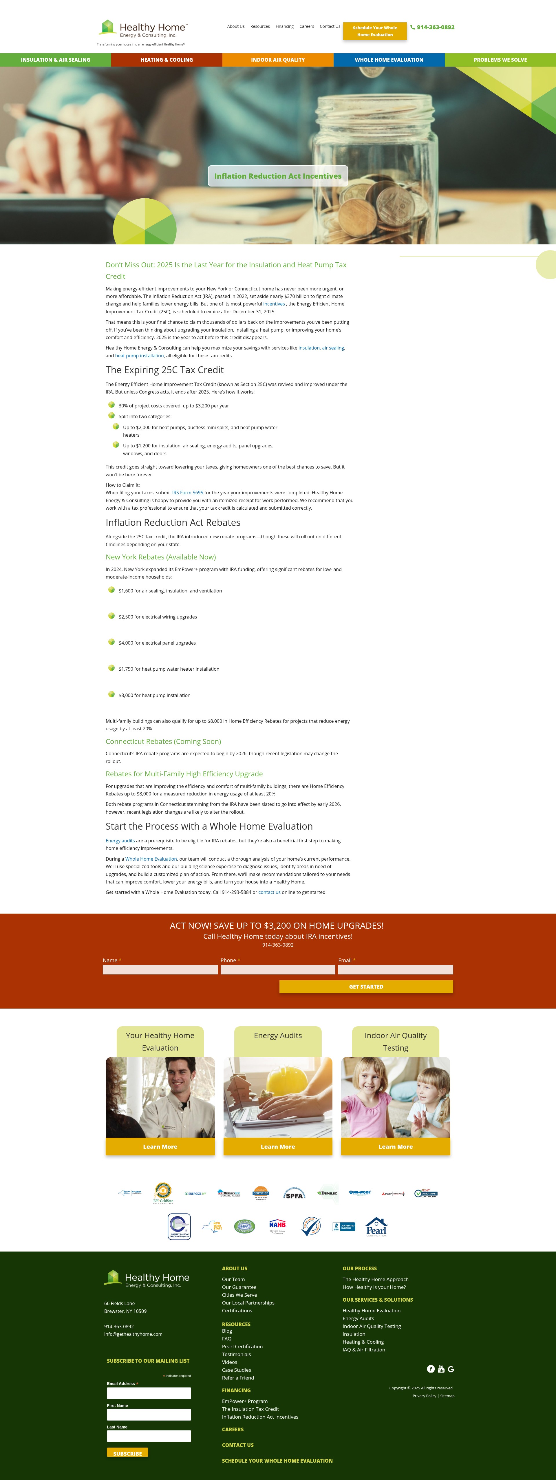 Screenshot of gethealthyhome.com