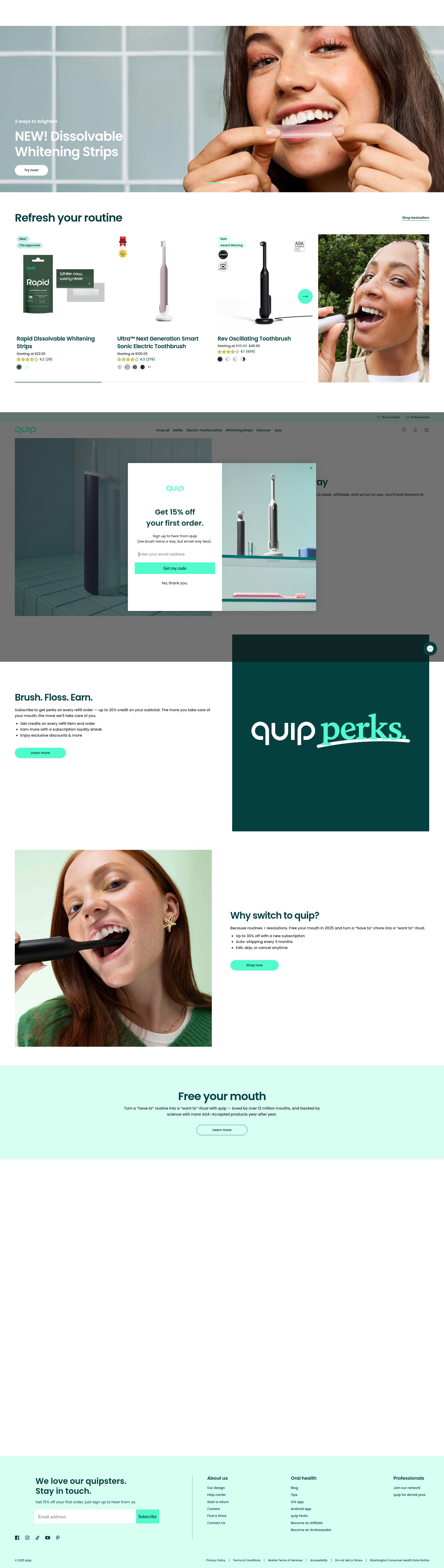 Screenshot of getquip.com