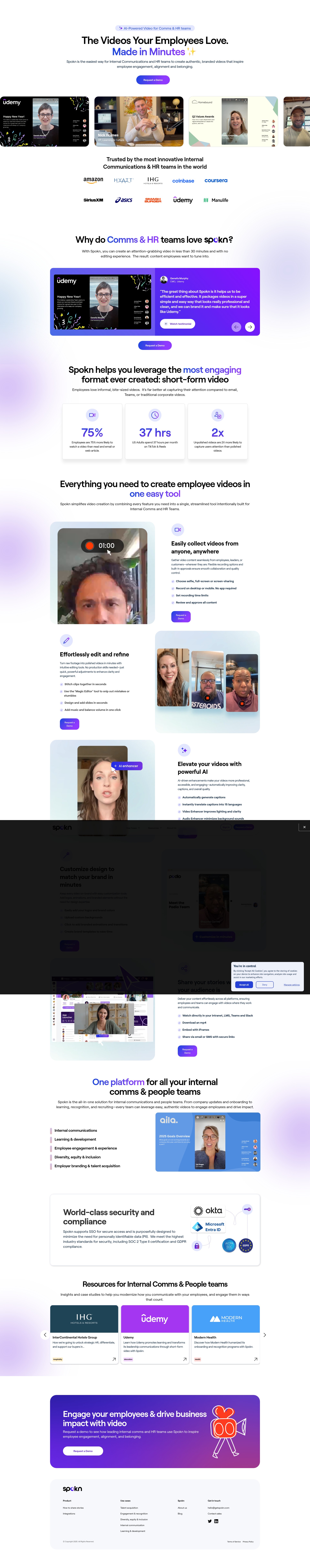Screenshot of getspokn.com