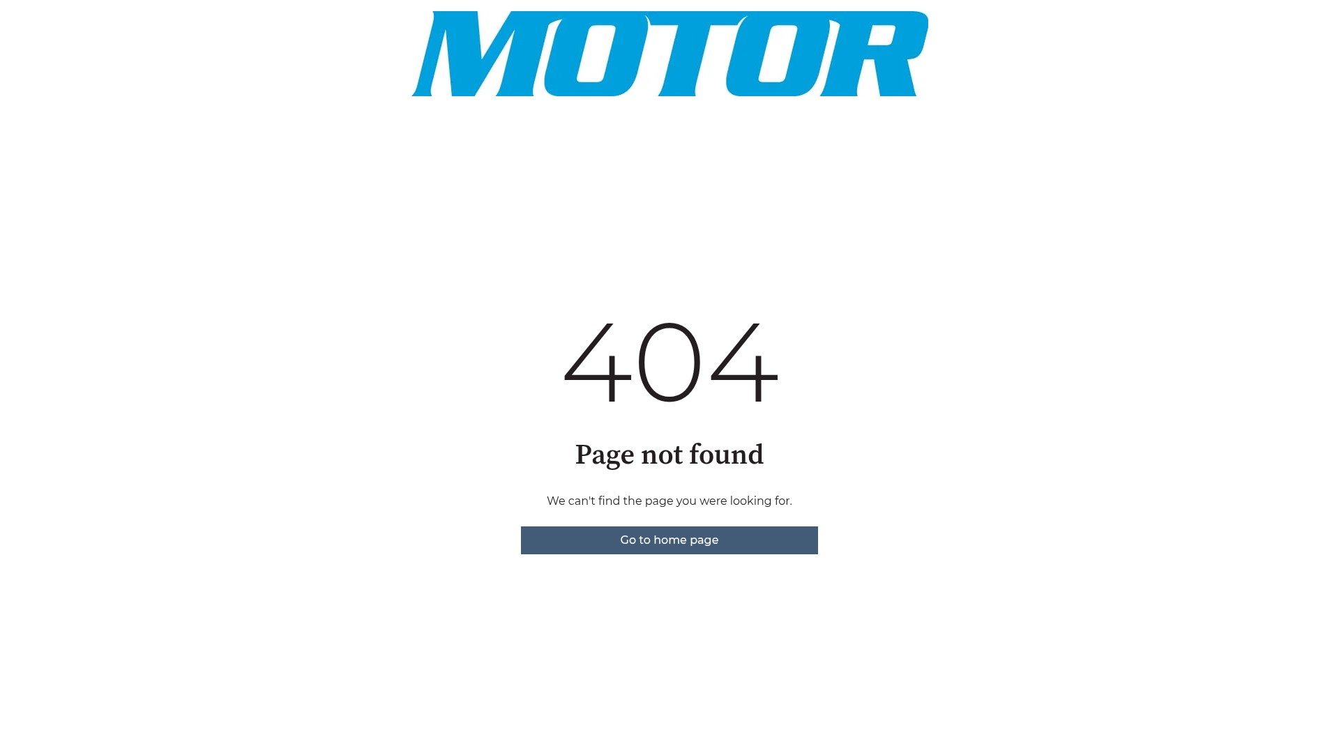 Screenshot of getstarted.motor.com