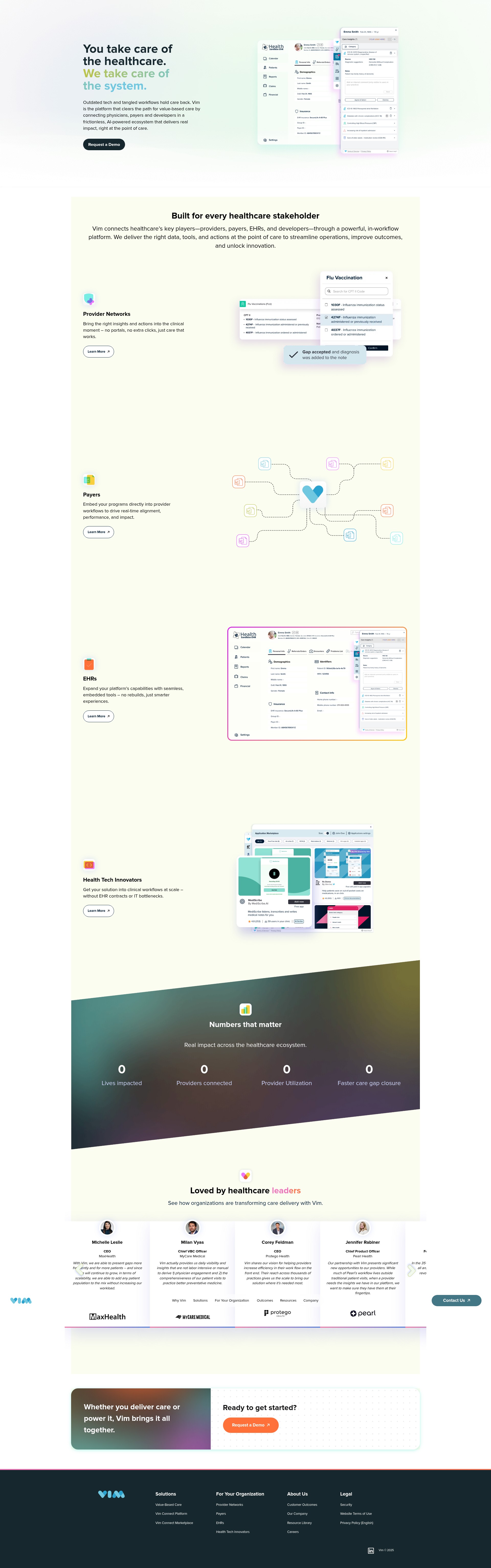 Screenshot of getvim.com