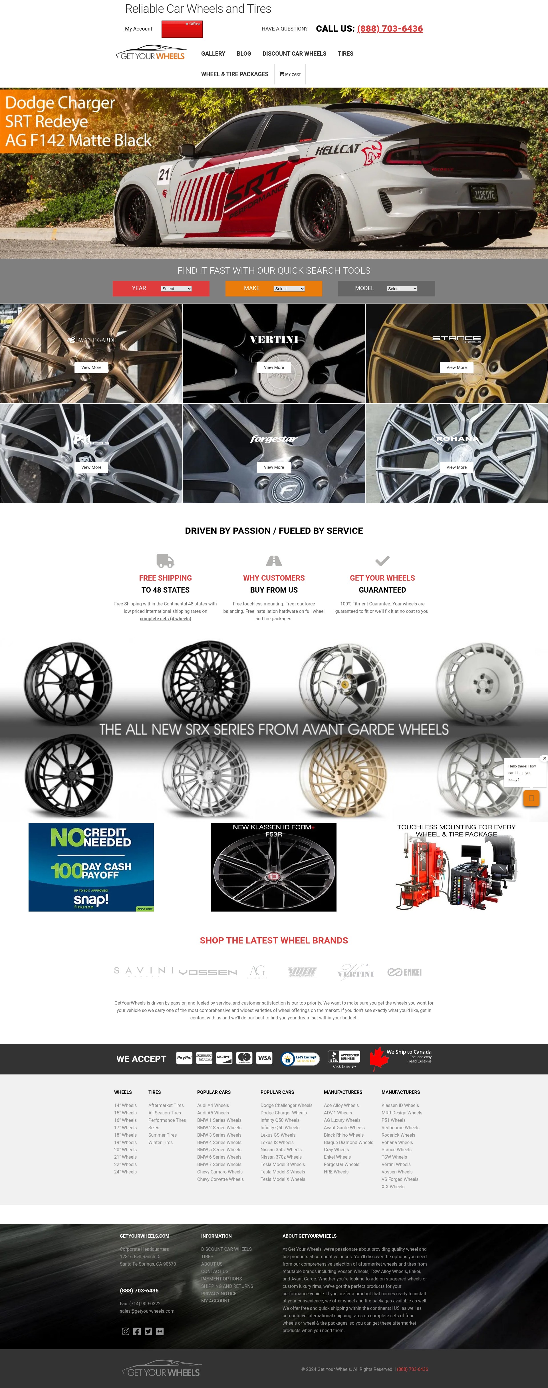 Screenshot of getyourwheels.com