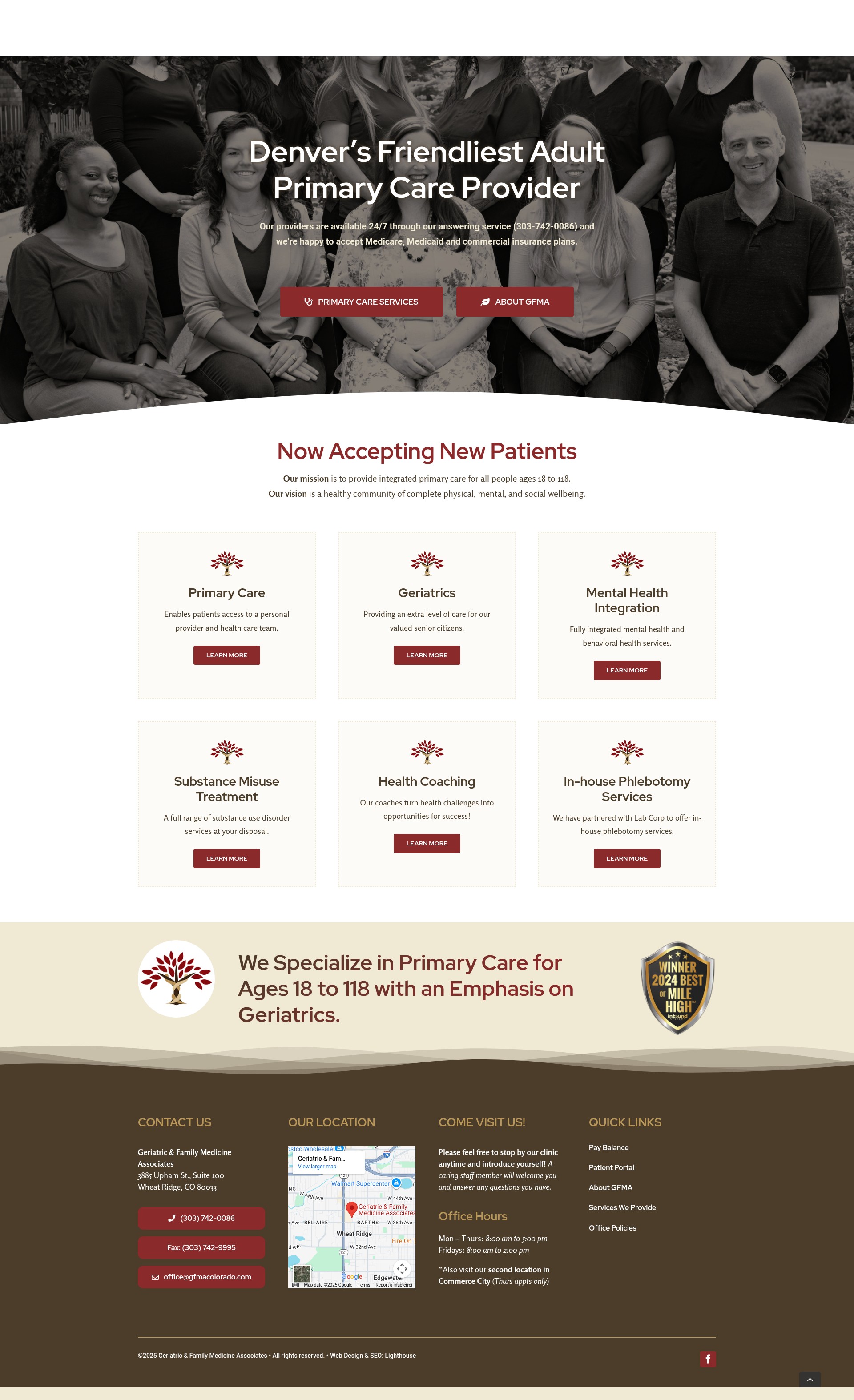 Screenshot of gfmacolorado.com