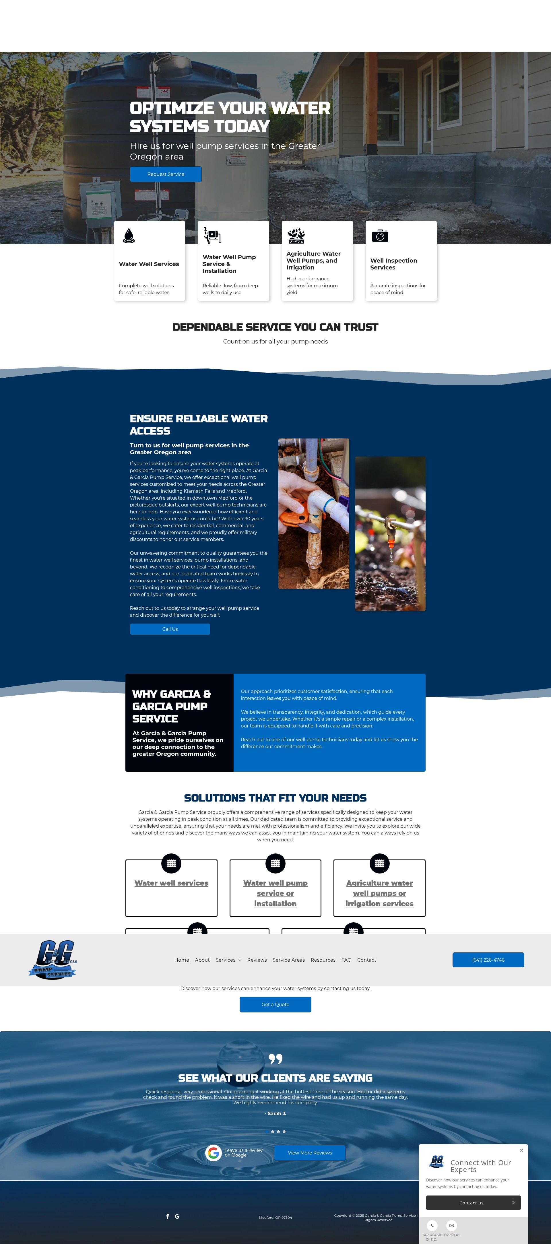 Screenshot of ggpumpservicellc.com