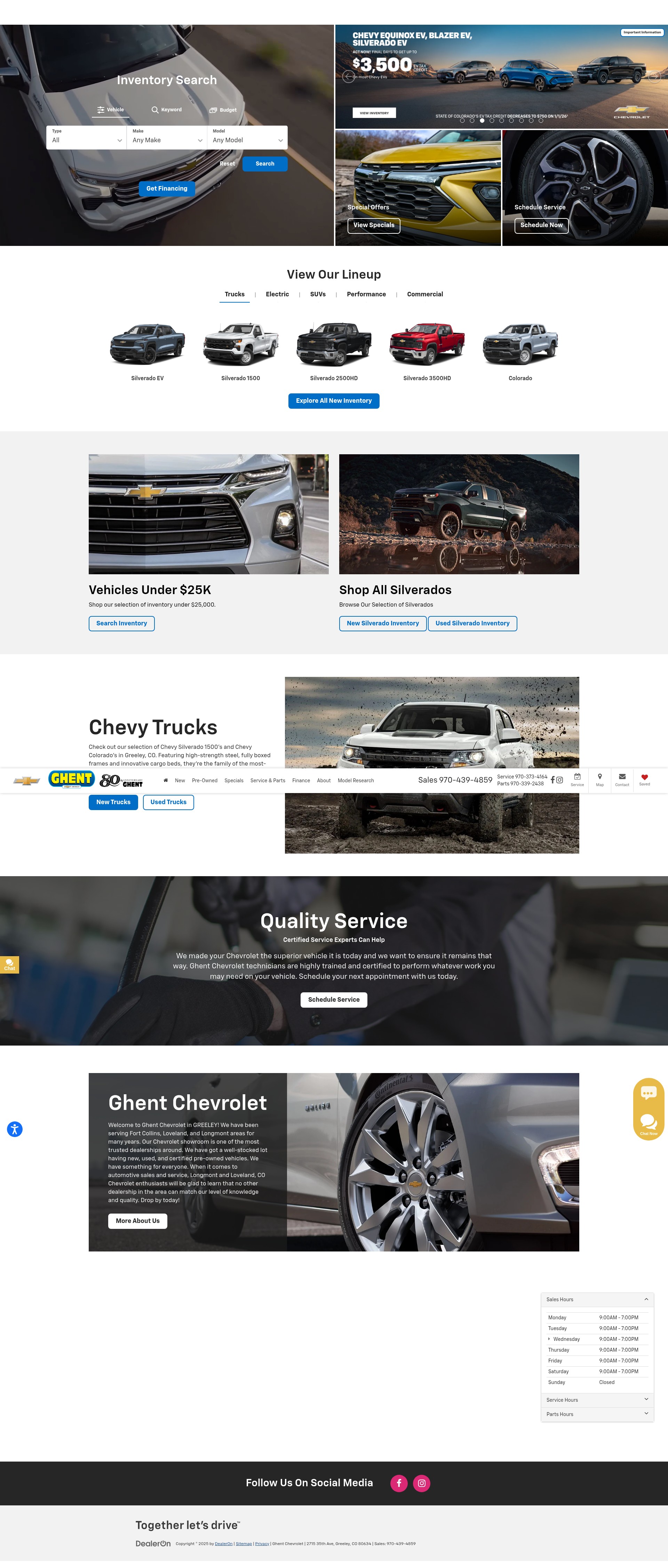 Screenshot of ghentmotors.com