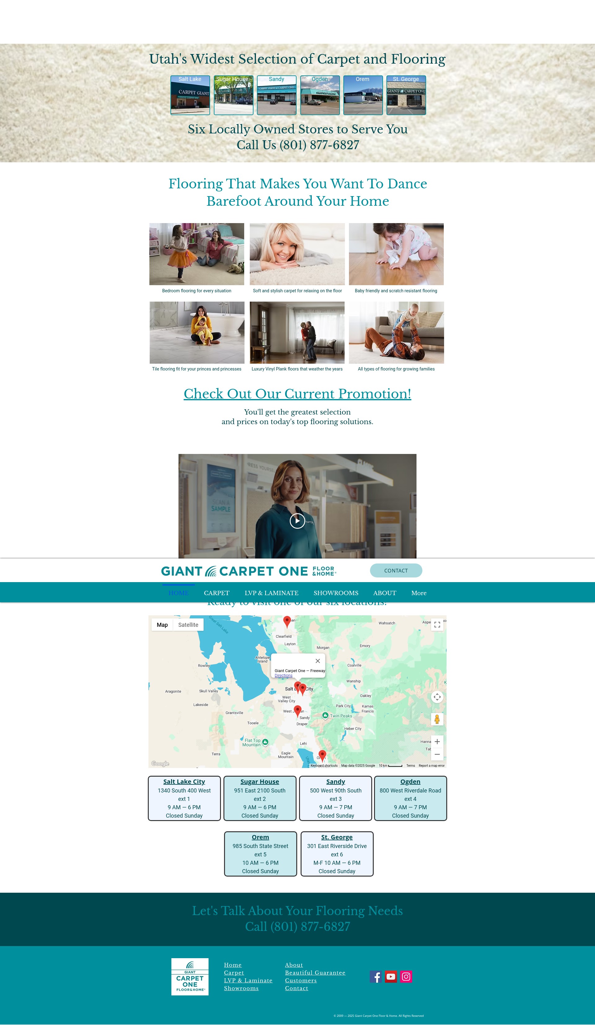 Screenshot of giantcarpetone.com