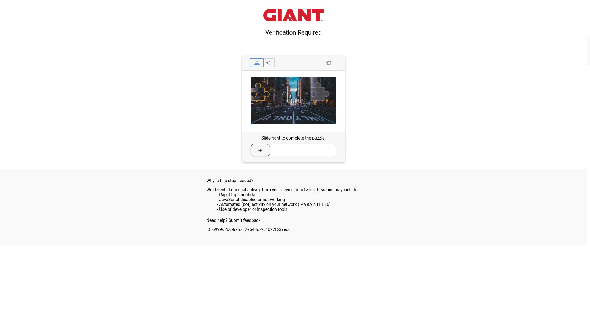 Screenshot of giantfoodstores.com