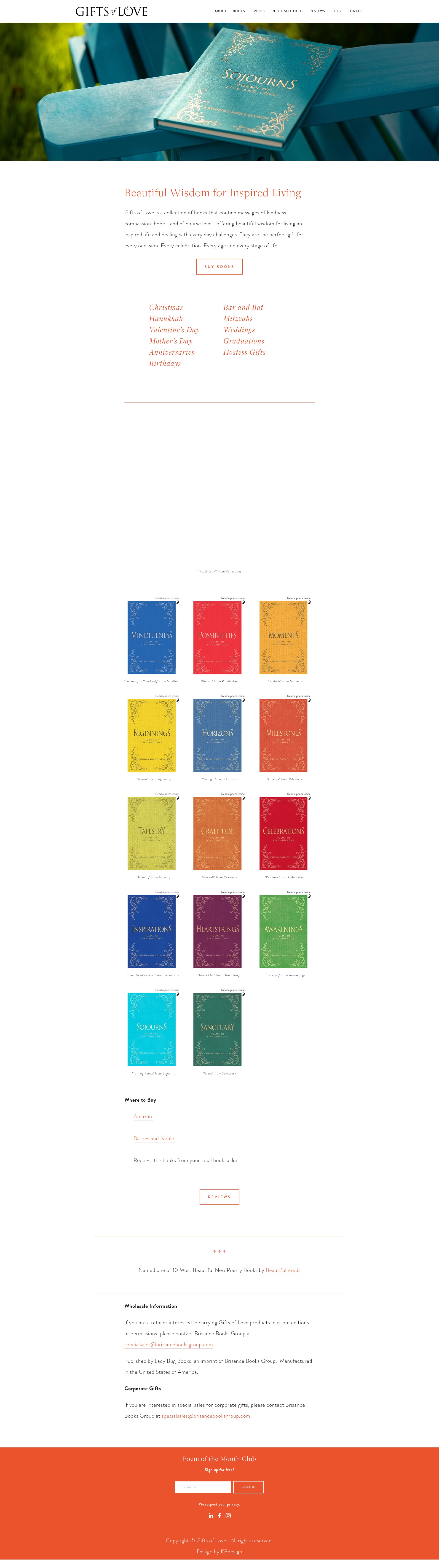 Screenshot of giftsoflove.com